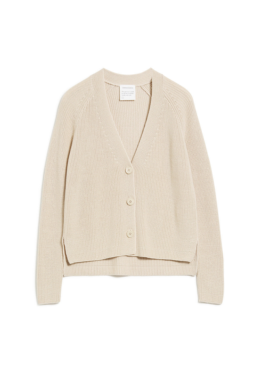 Cardigan écru en coton bio - Nuriaa