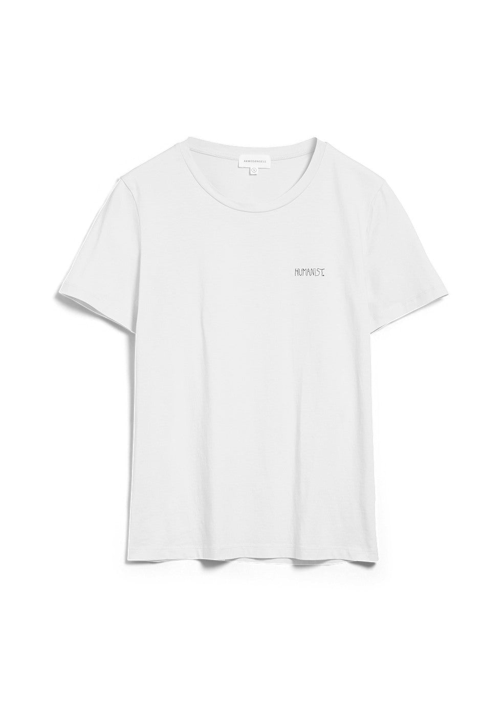 T-shirt brodé blanc en coton bio - MARAA MINDSET
