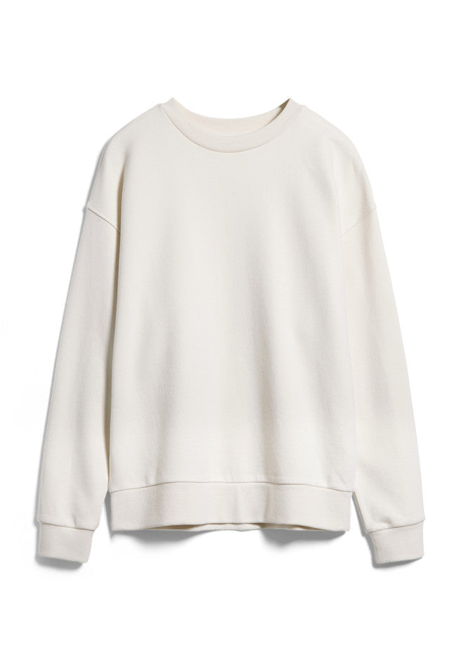 Sweat oversize écru en coton bio - aarin undyed