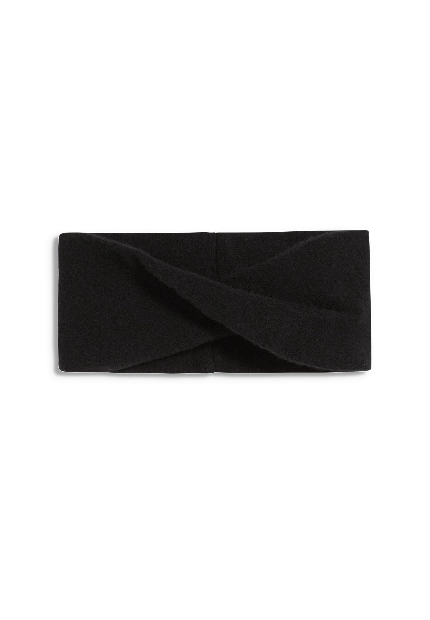 Bandeau noir en laine recyclée - MARTIAA black