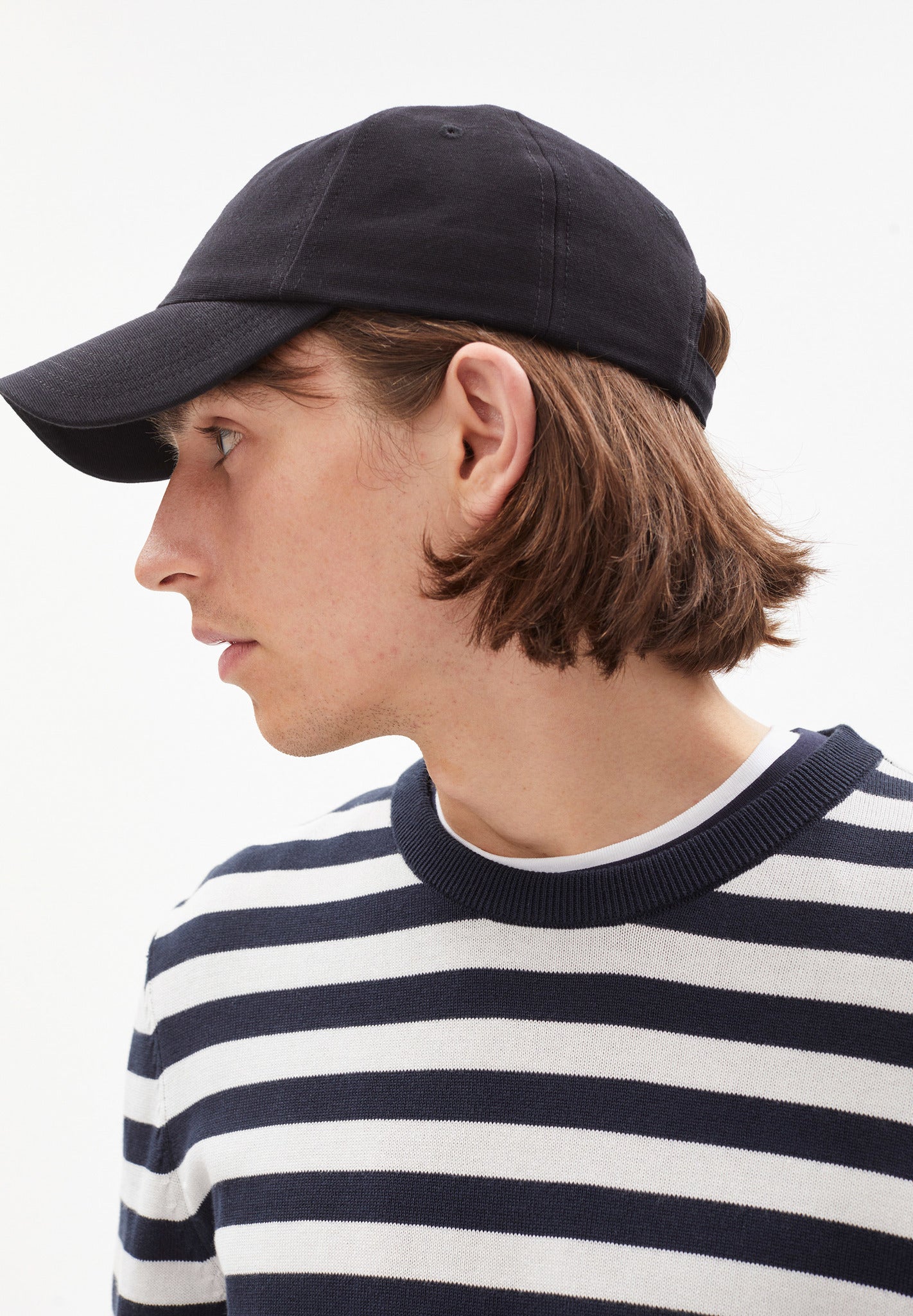 Casquette noire en coton bio - yaanis black