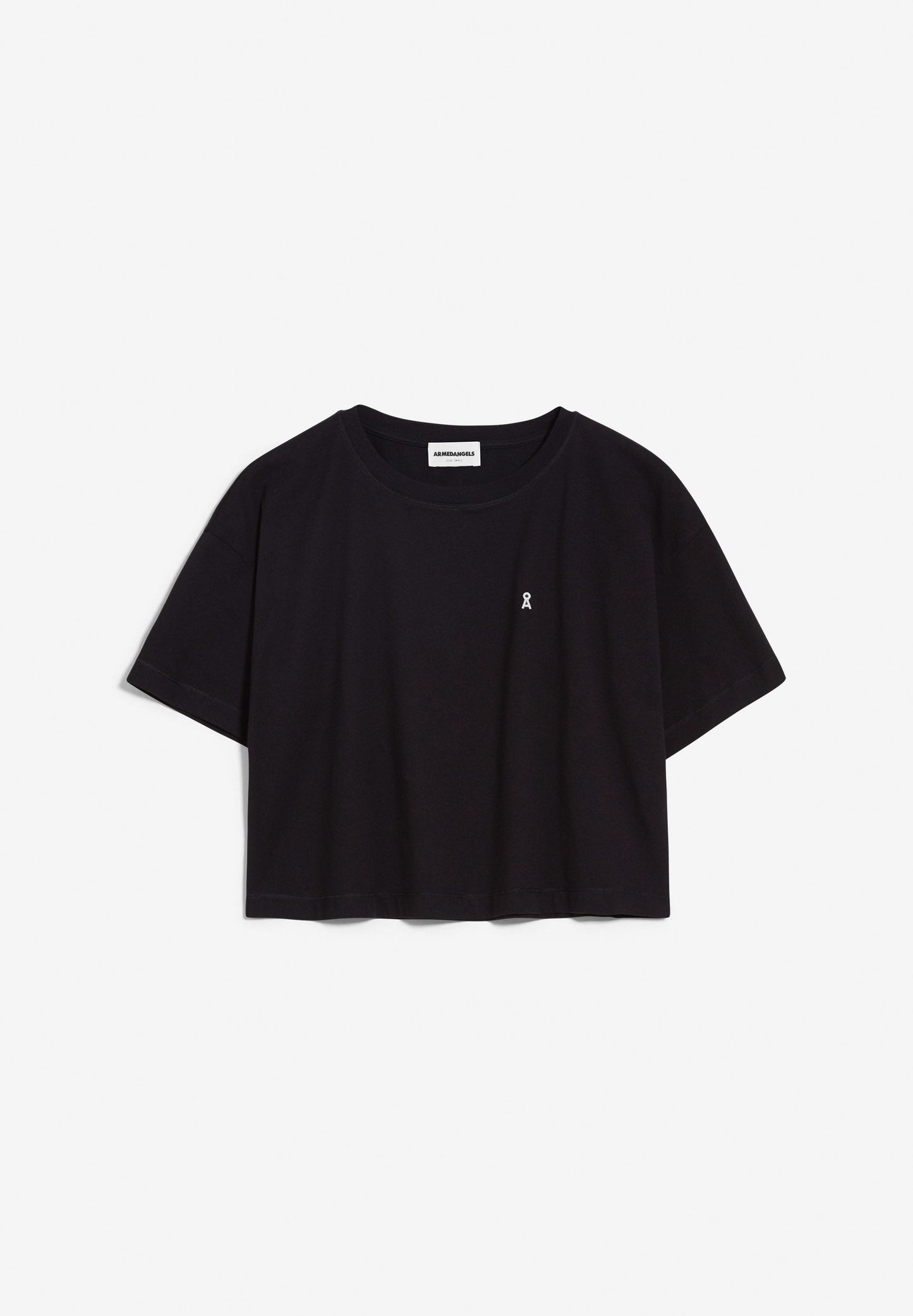 Top ample noir en coton bio - chaarlotte black