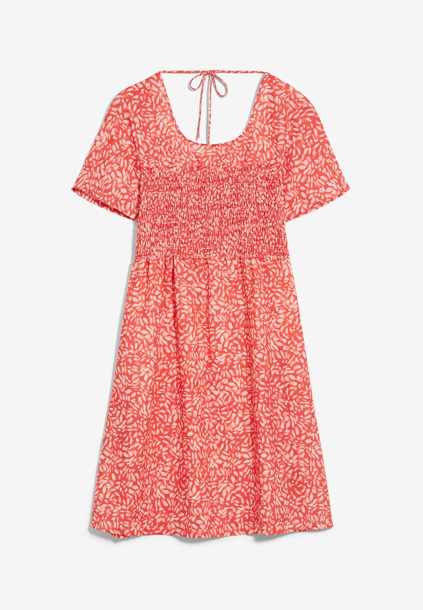 Robe à motifs tissée en tencel - heraa water dots hibiscus
