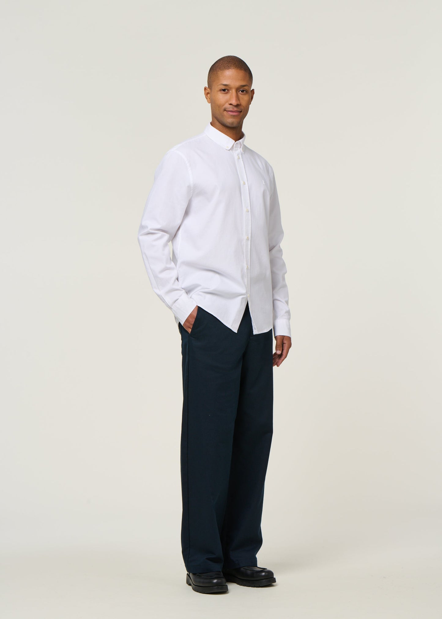 Chemise en coton bio | blanche "quaasa - white"