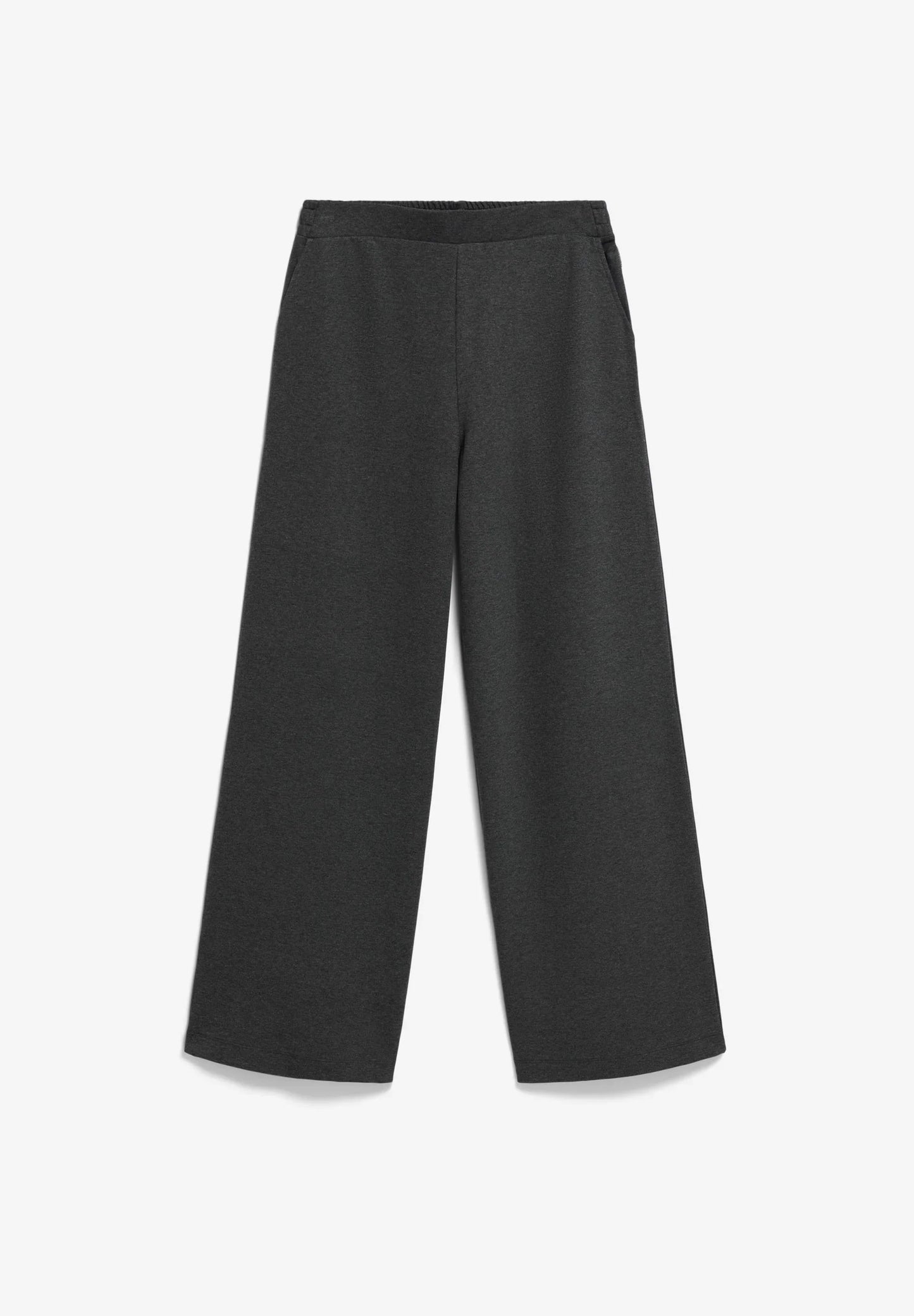 Pantalon en ecovero et matière recyclée | gris "himaari - steel melange"