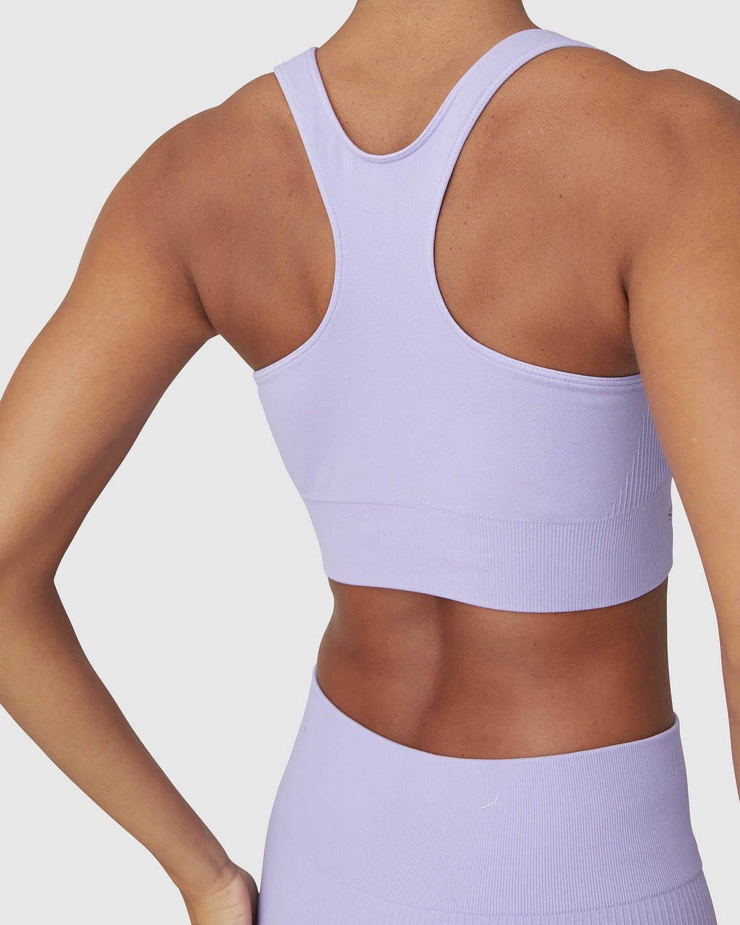 Brassière de sport en matière recyclée | lilas "wilma soft bra lavender"
