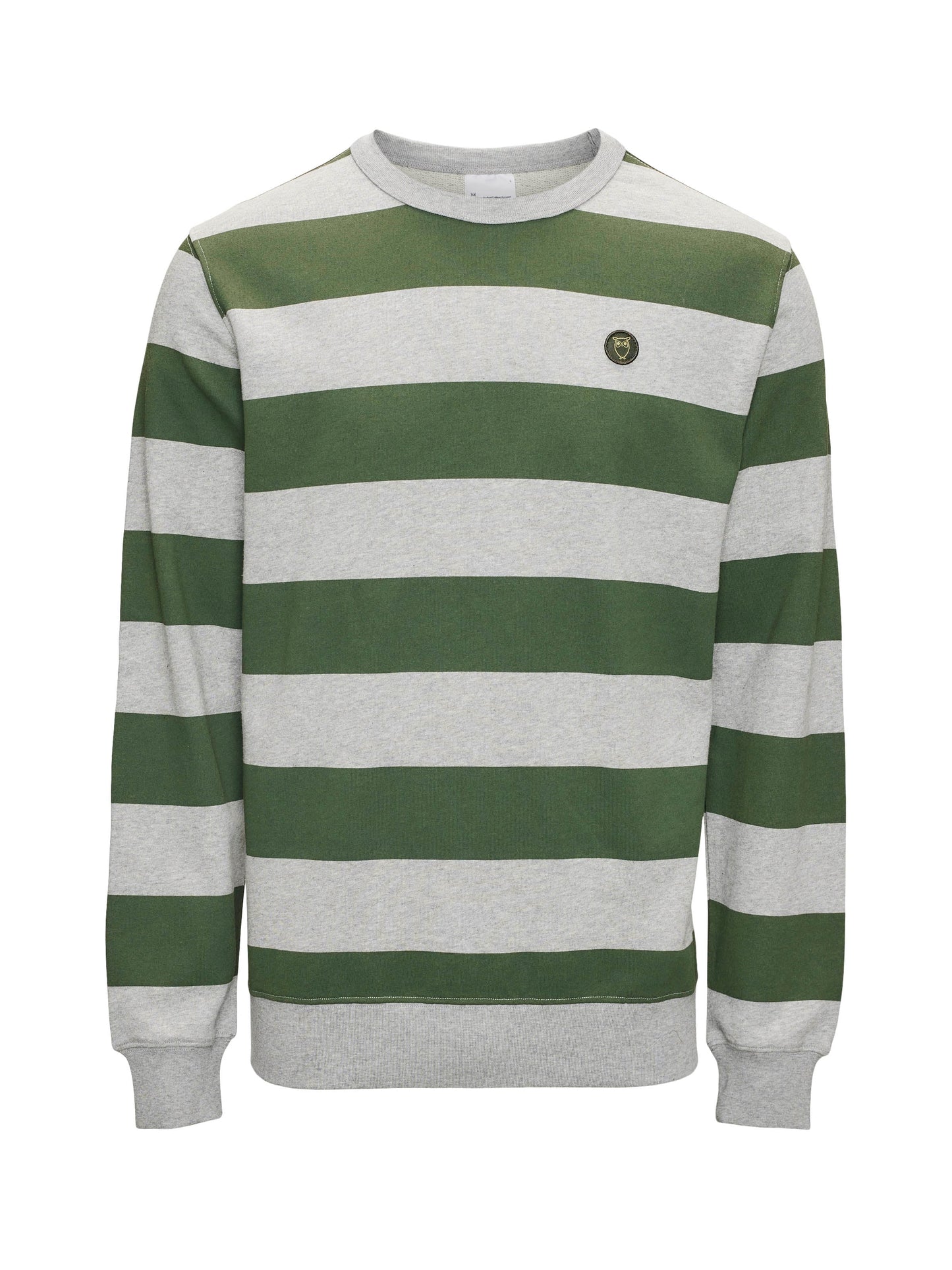 Sweat rayé bicolore en coton bio - ELM stripes sweat forrest night