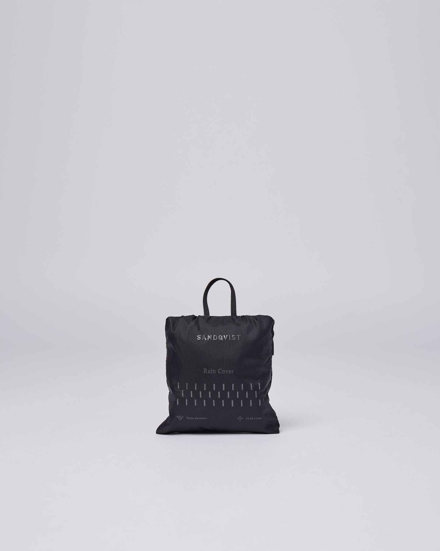 Housse imperméable pour sac en recyclé | Noir "bergen black"