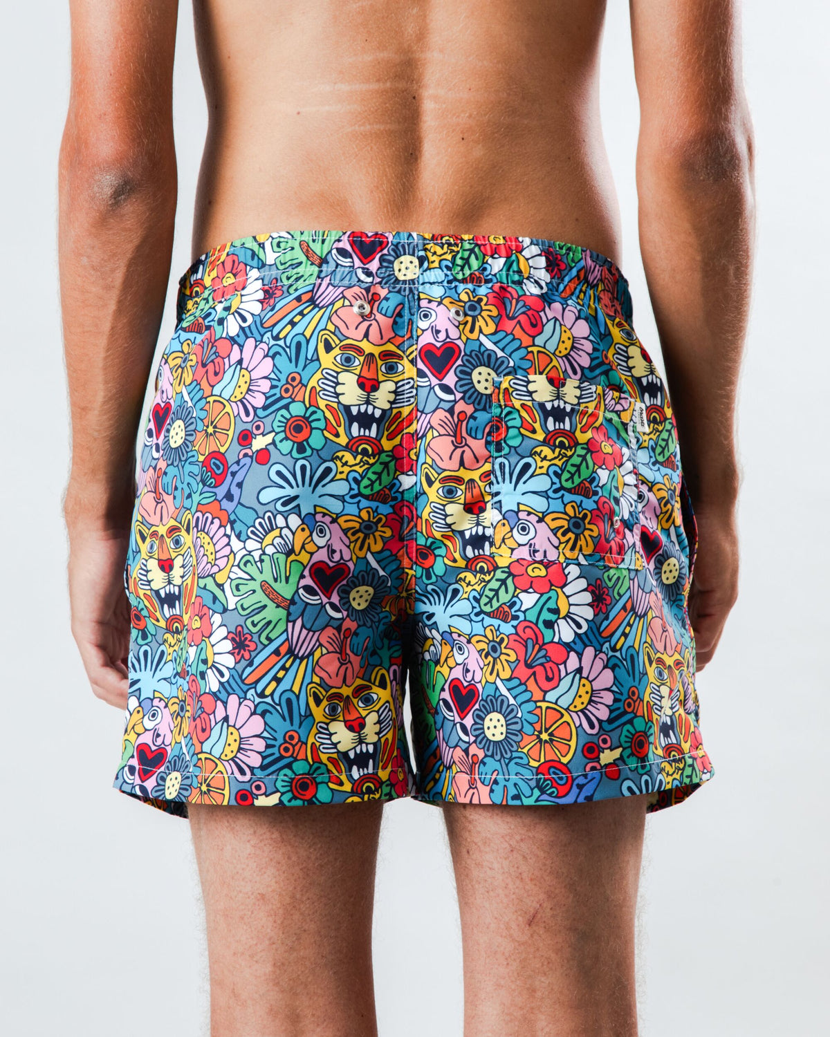 Maillot de bain en polyester recyclé | multicolore "Asis percales tutti frutti swimwear - multicolor"