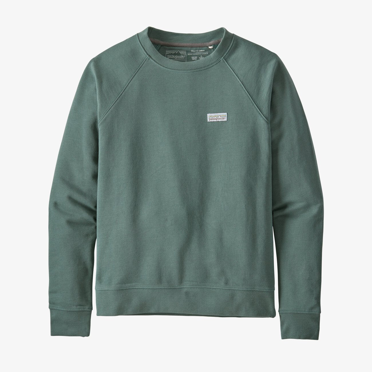 Sweatshirt vert en coton bio - P-6