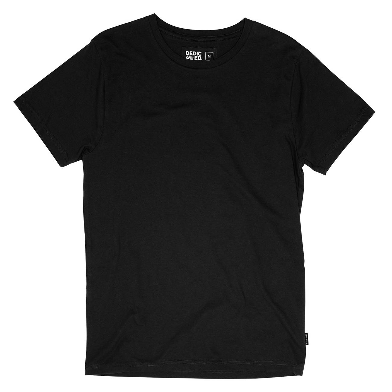 T-shirt noir en coton bio - stockholm