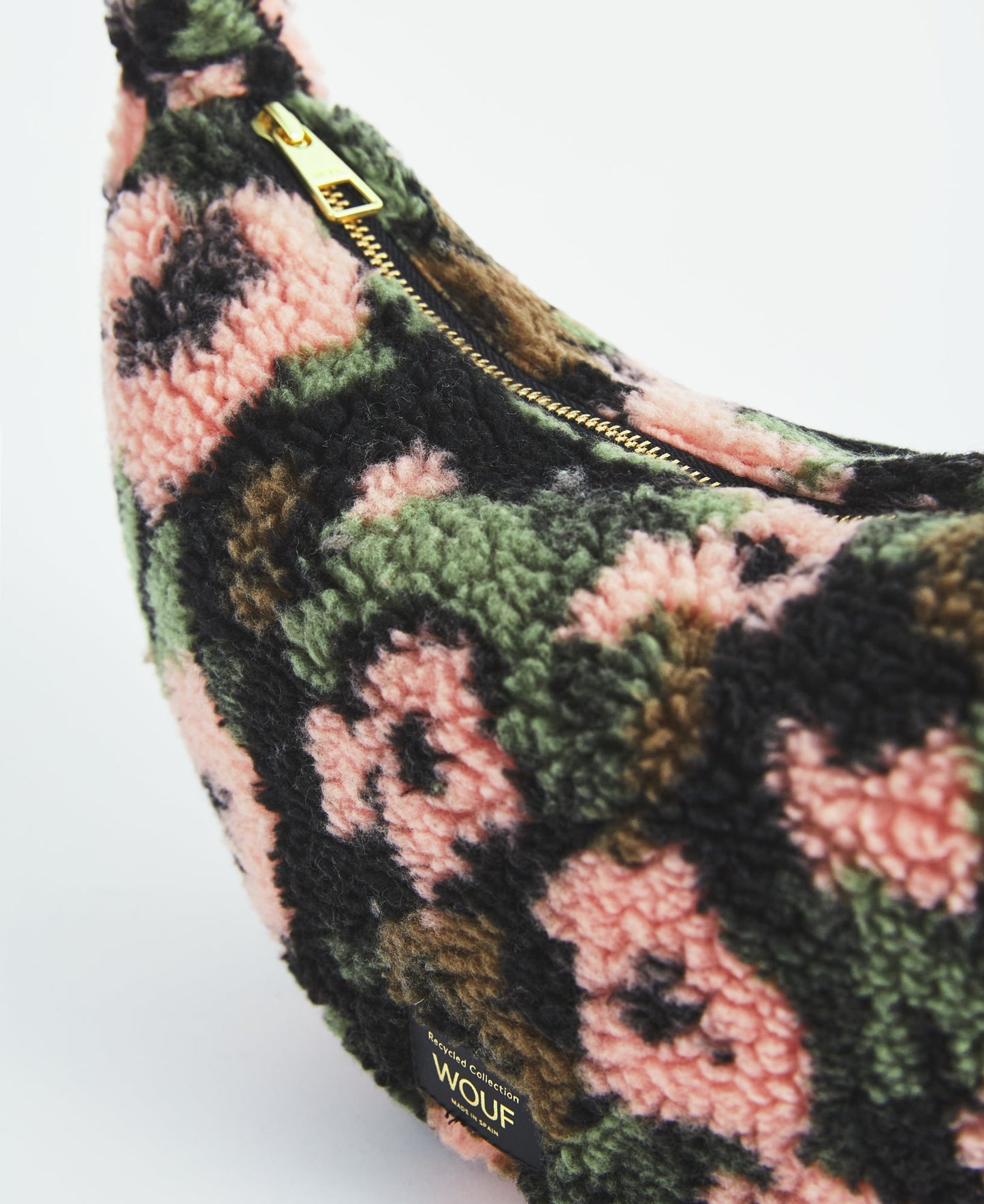 Banane en matières recyclées | motif fleuri "margot crossbody bag"