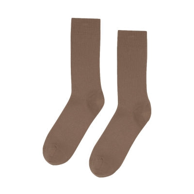 Chaussettes en coton bio | marron "Warm taupe"