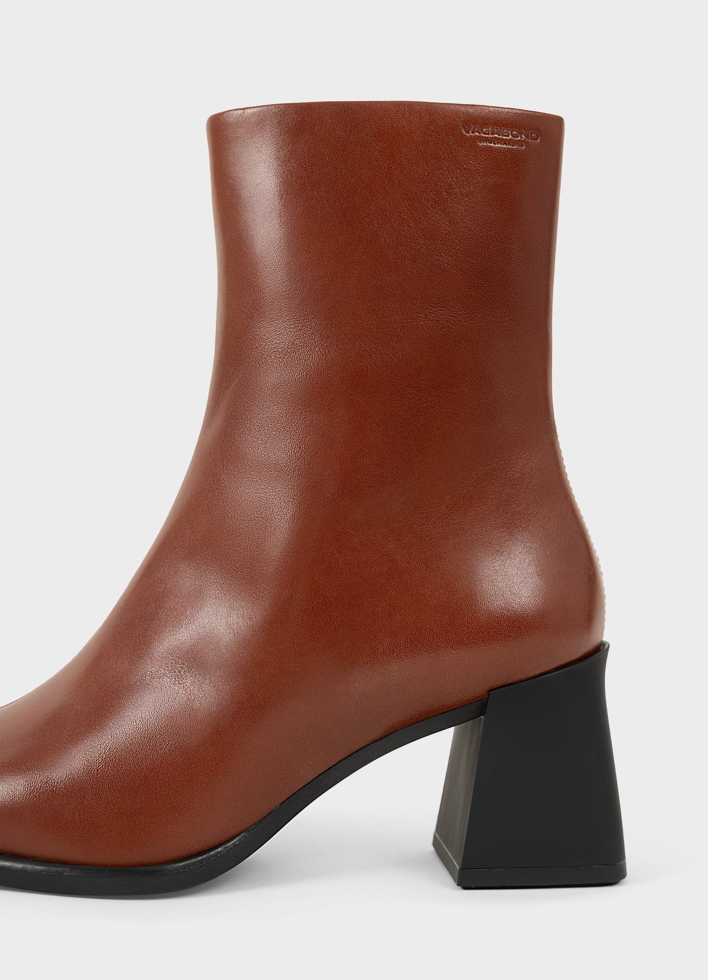 Bottines en cuir certifié | marron "hedda - cinnamon"