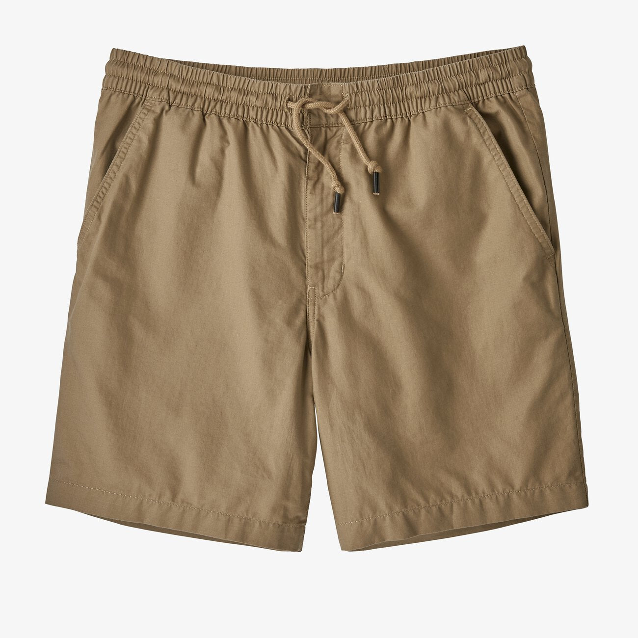 Short léger camel en coton bio et chanvre - mojave khaki