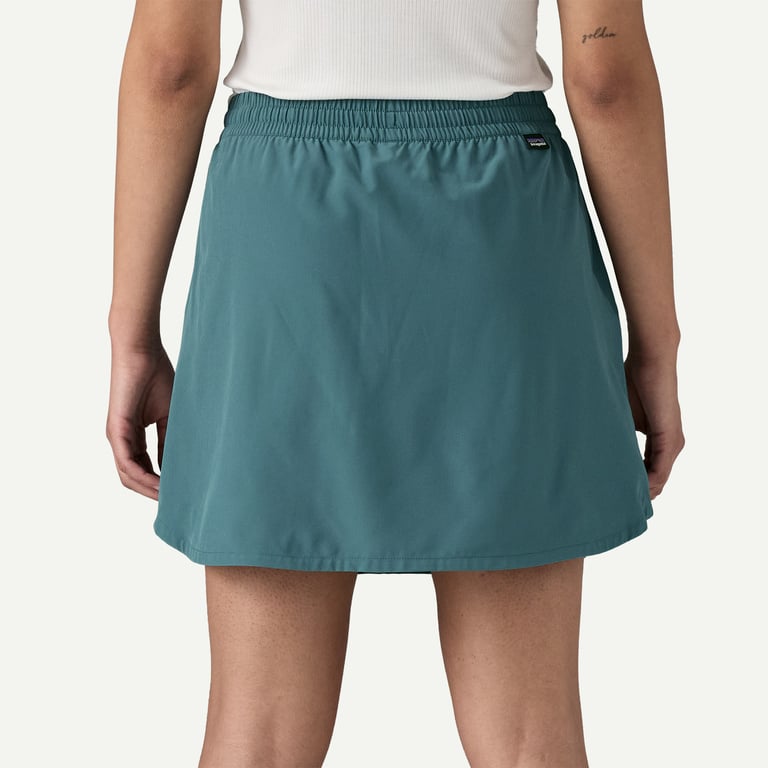 Jupe-shirt en polyester recyclé | bleu "w's fleetwith skort - wetland blue"