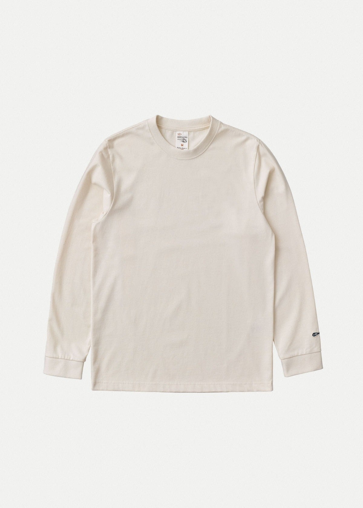 T-shirt manches longues en recyclé | blanc "long sleeve tee rebirth offwhite"