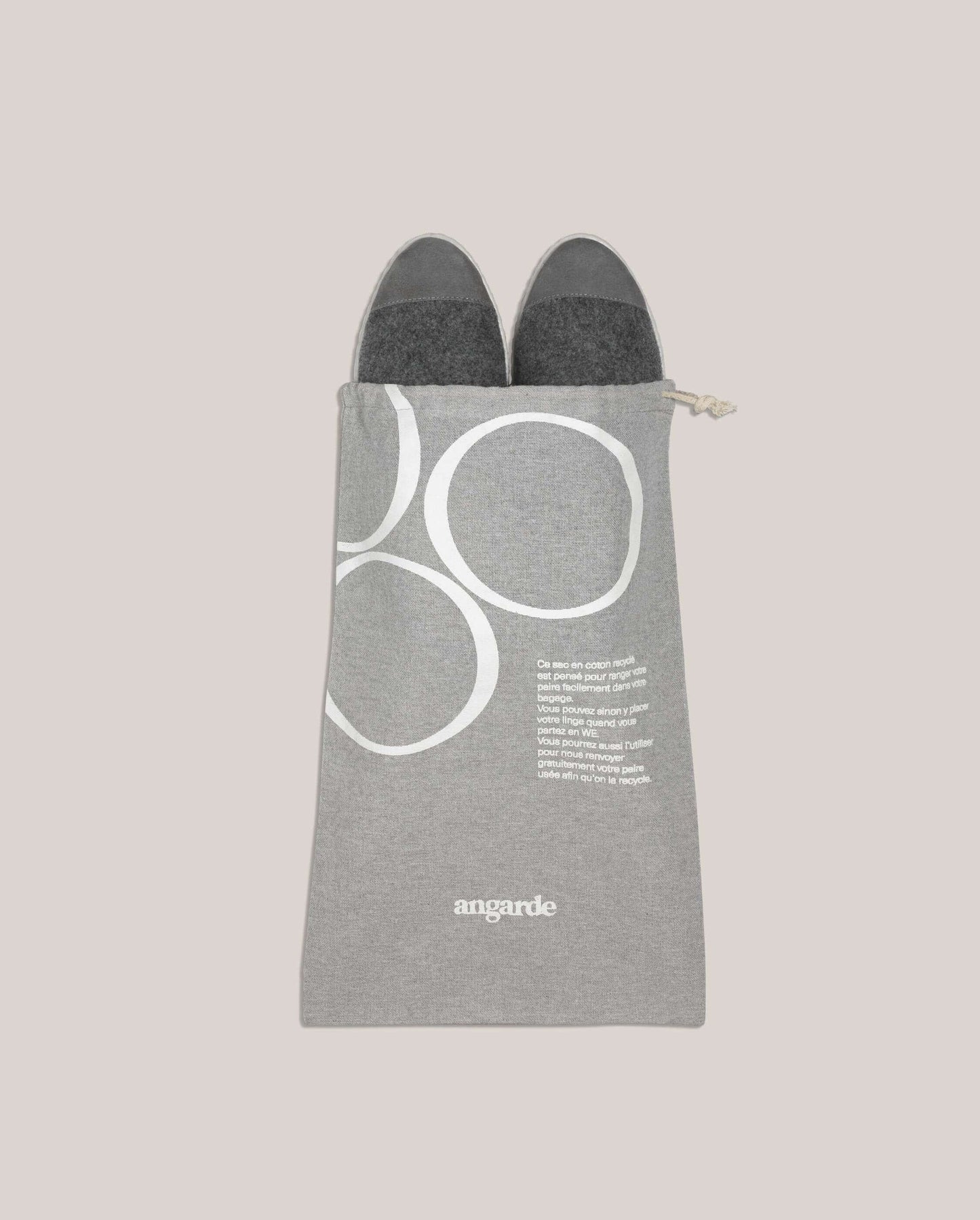 Chaussons en laine recyclée | Marine "aw navy"