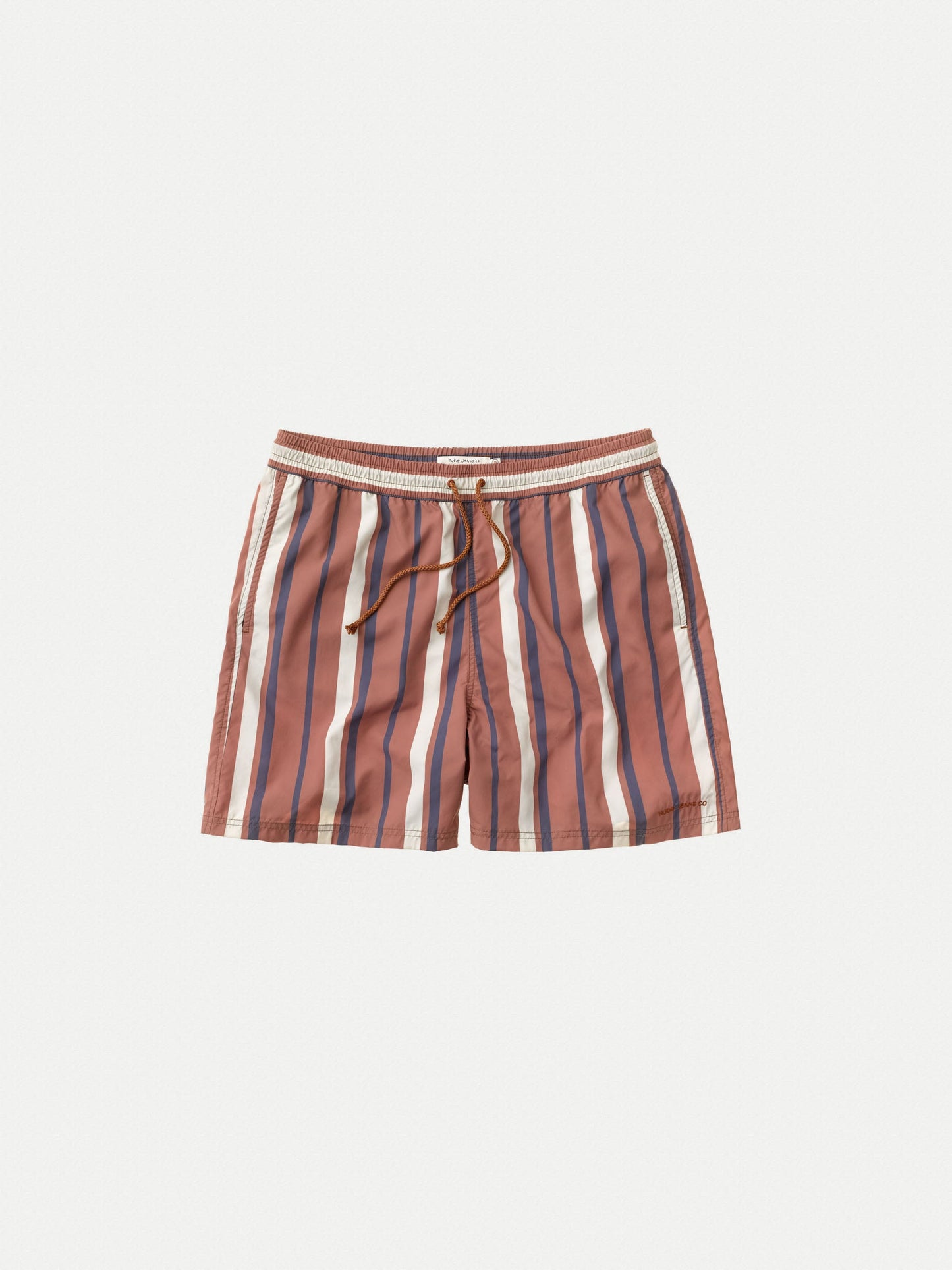 Short de bain en recyclé | Rayé multicolore "swim trunks camping multi"
