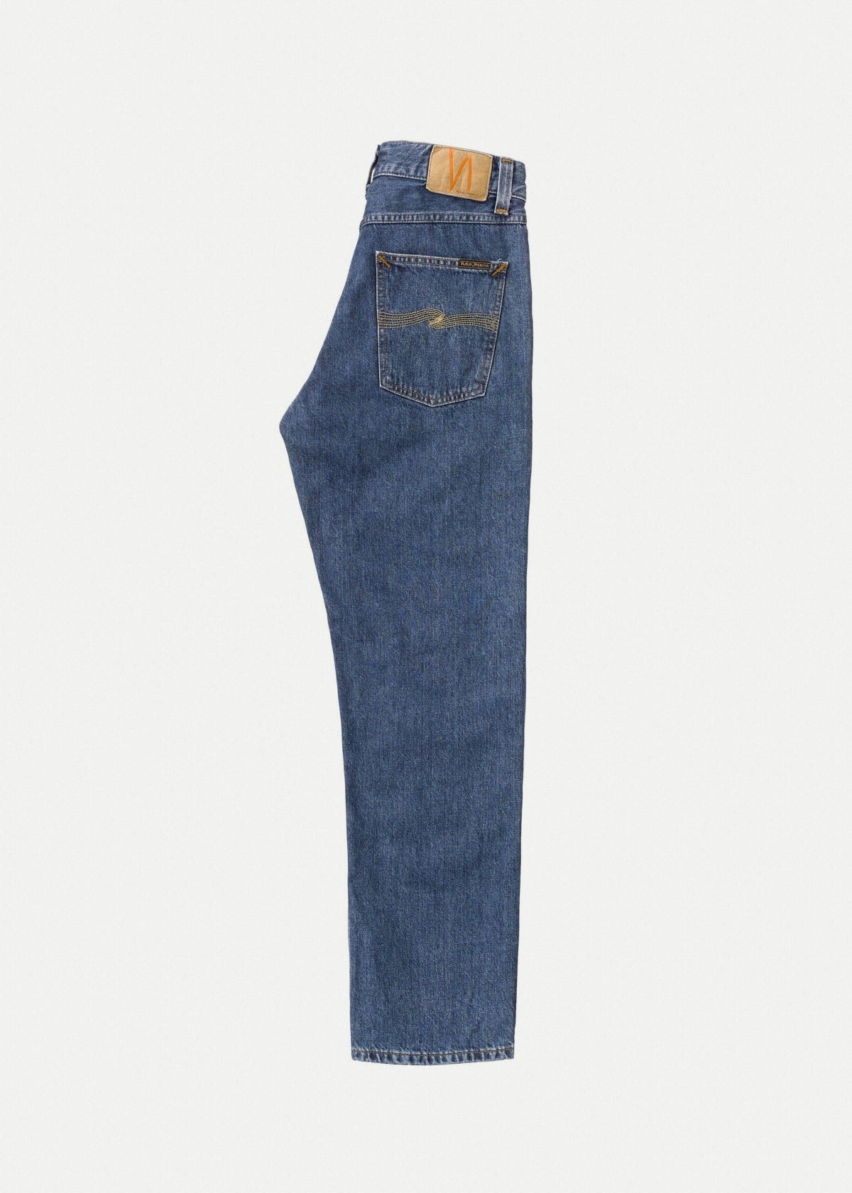 Jean droit en coton bio | Bleu "rad rufus monday blues"