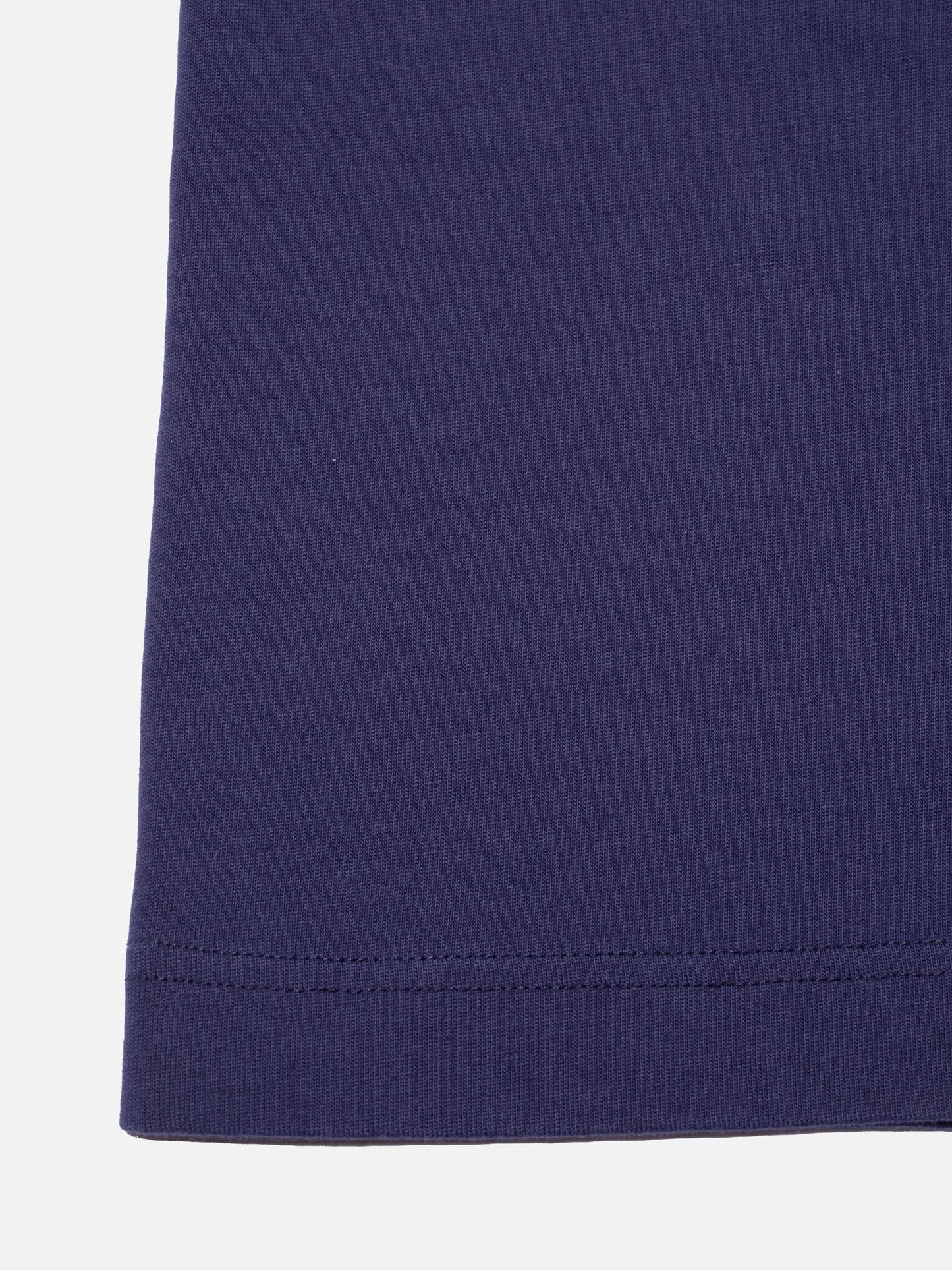 T-shirt manches longues en coton bio | bleu "ls henley - midnight"