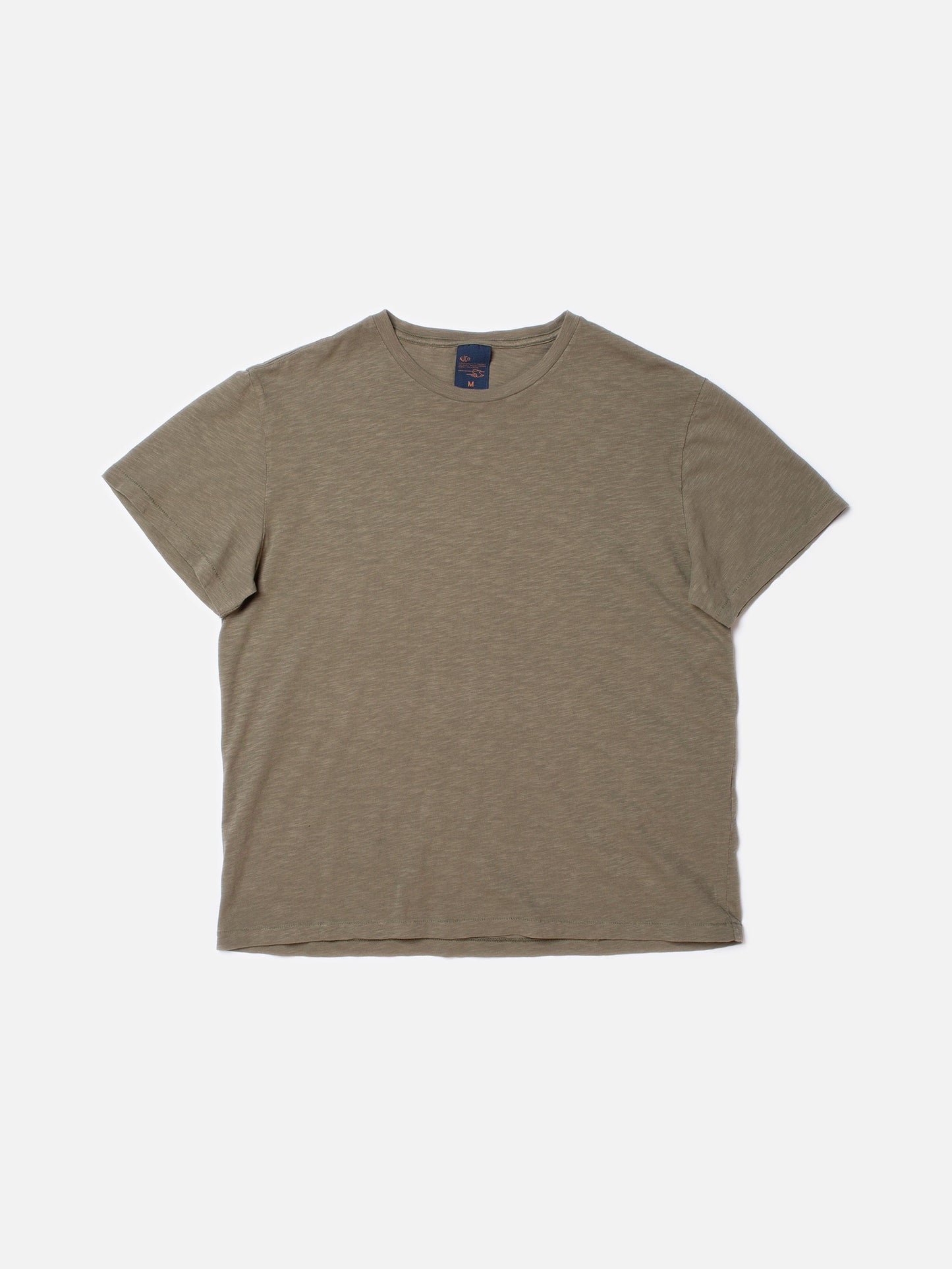 T-shirt en coton bio | Vert olive "roffe tee pale olive"