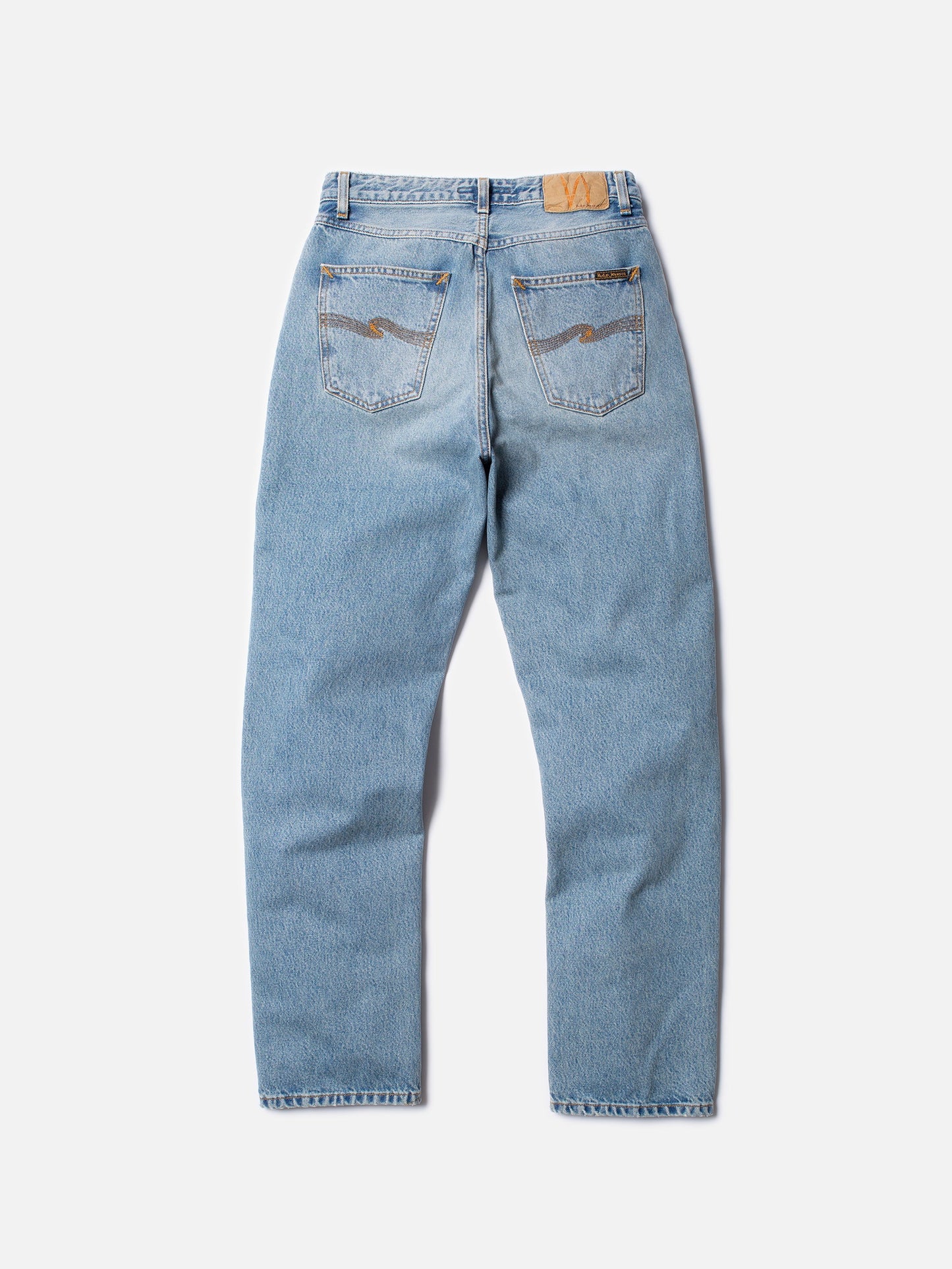 Jean droit en coton bio | Bleu délavé "lofty lo thrifted gem"