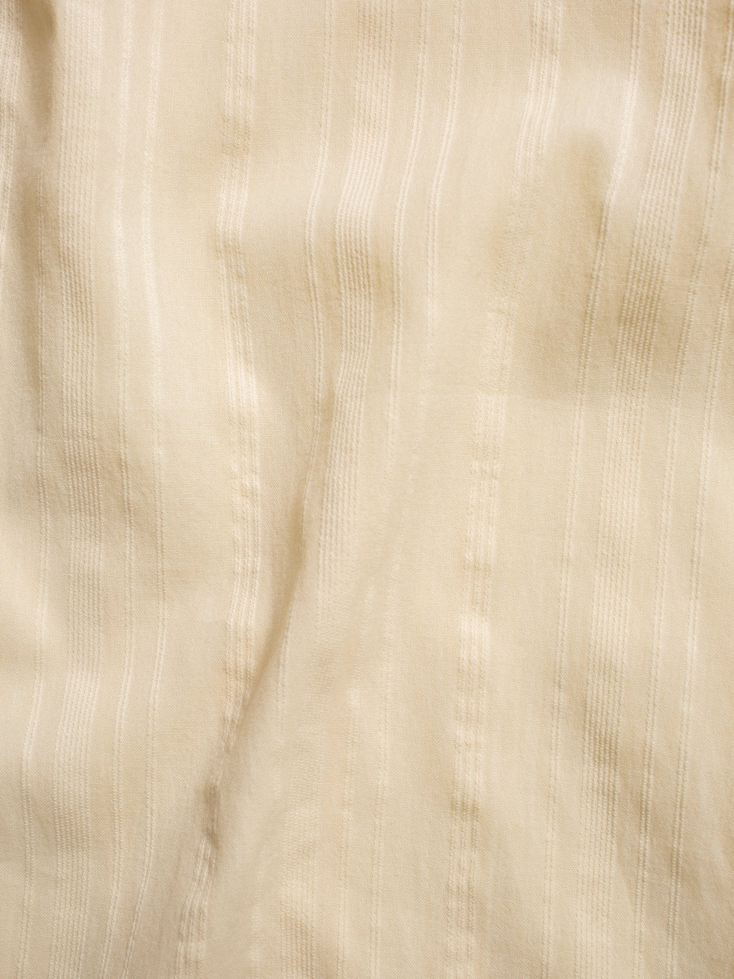 Chemise ample en coton bio | Écrue rayée "monica cotton shirt citra"