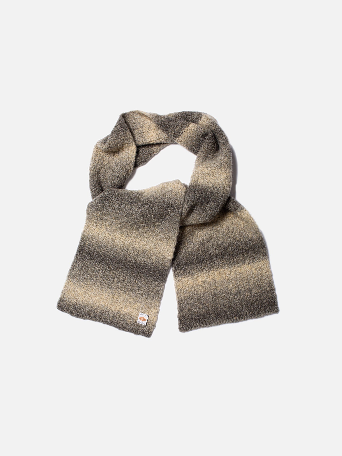 Écharpe en laine certifiée et matière recyclée | Multicolore "oda knitted scarf multi"