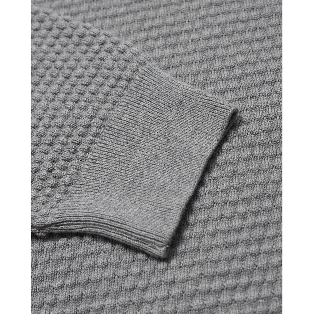 Pull gris en coton bio - Field
