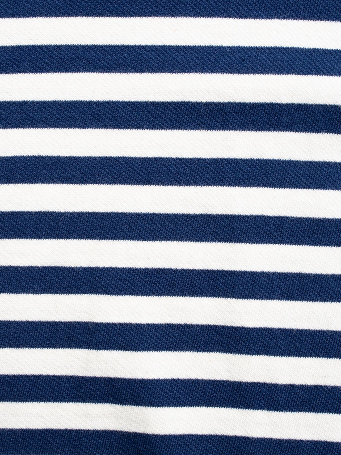 T-shirt rayé en coton bio | bleu "leif breton stripe t-shirt offwhite blue"
