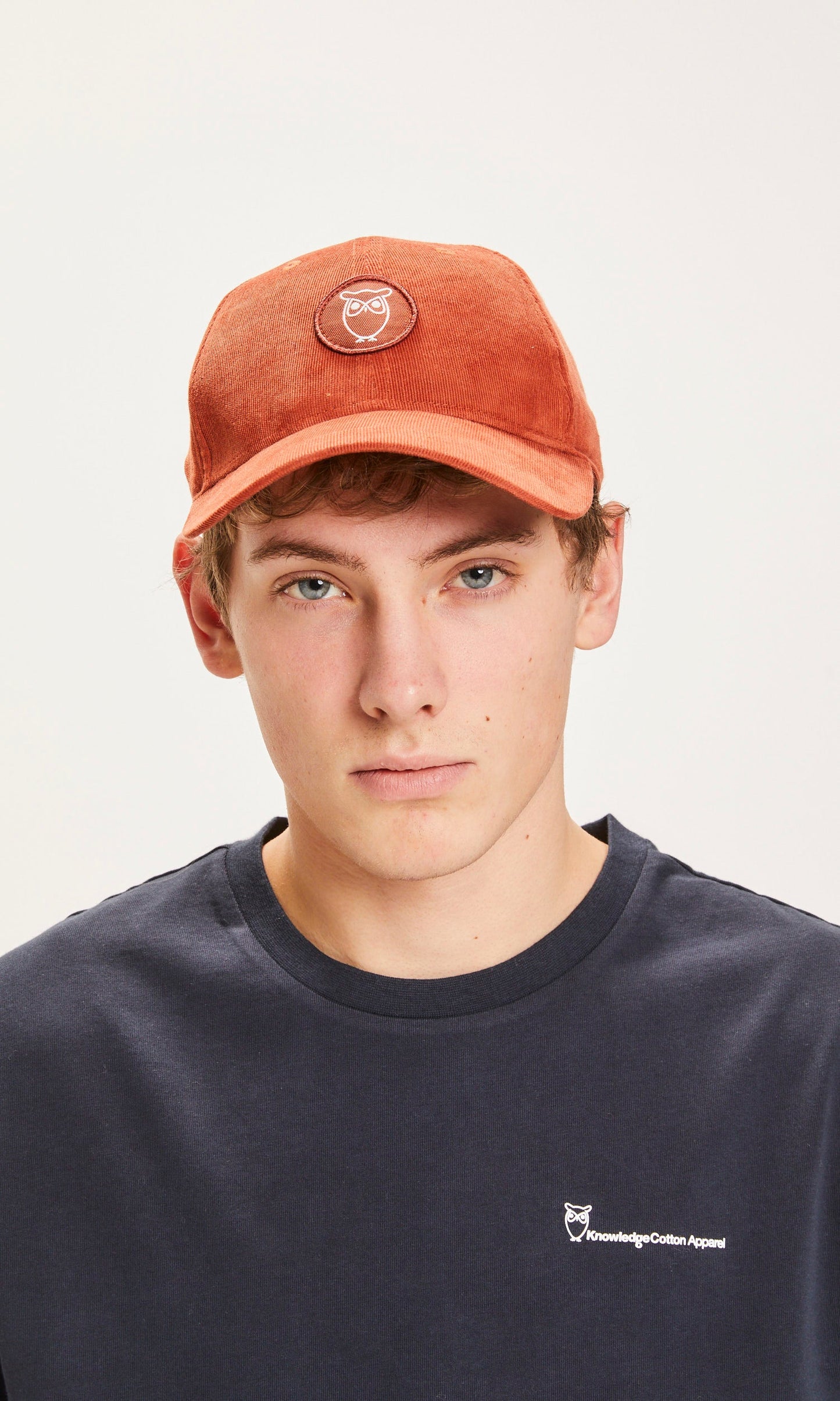 Casquette orange avec logo en coton bio - PACIFIC Arabian Spice