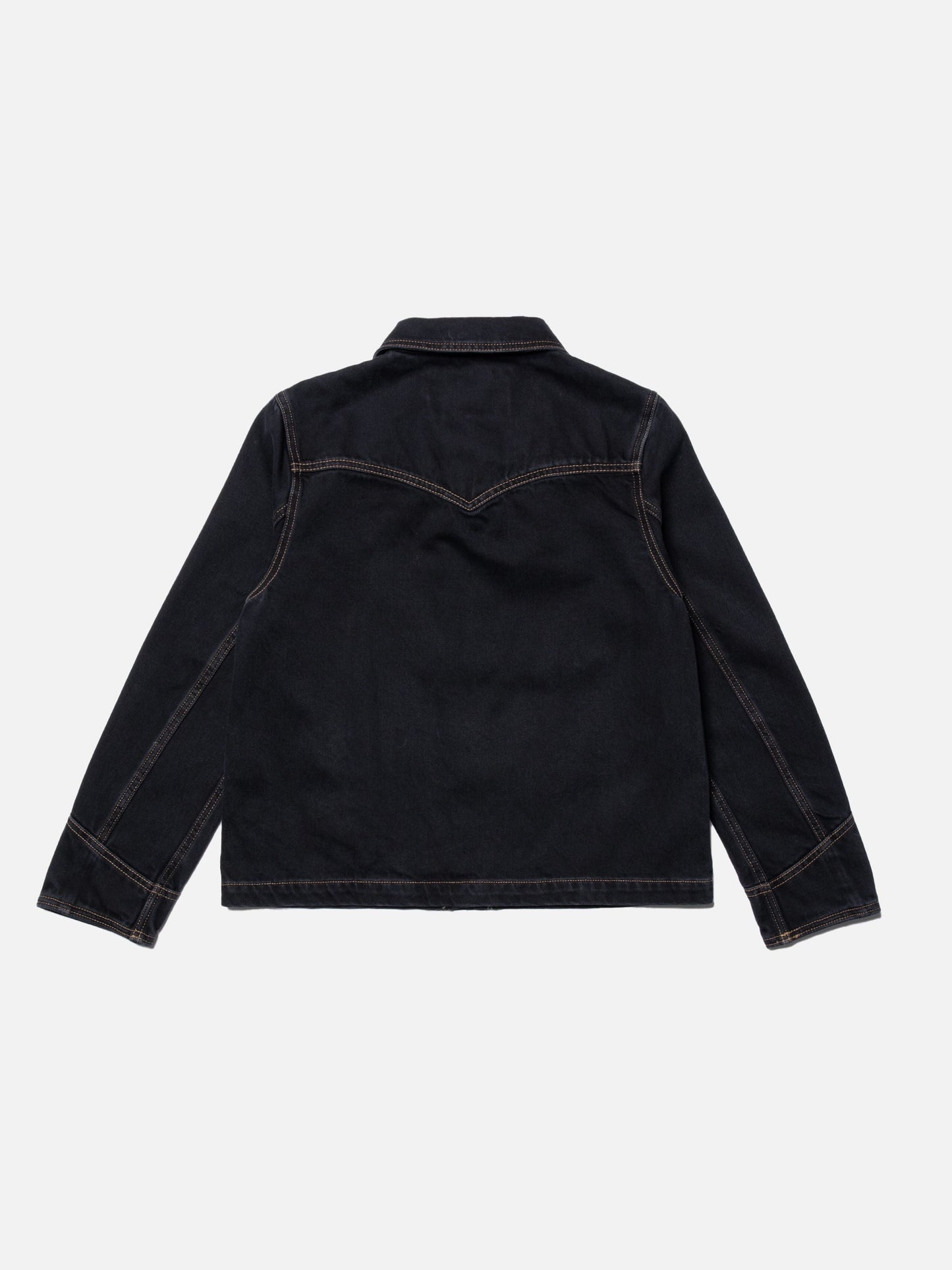 Veste denim en coton bio | noir "kelly western denim jacket black"