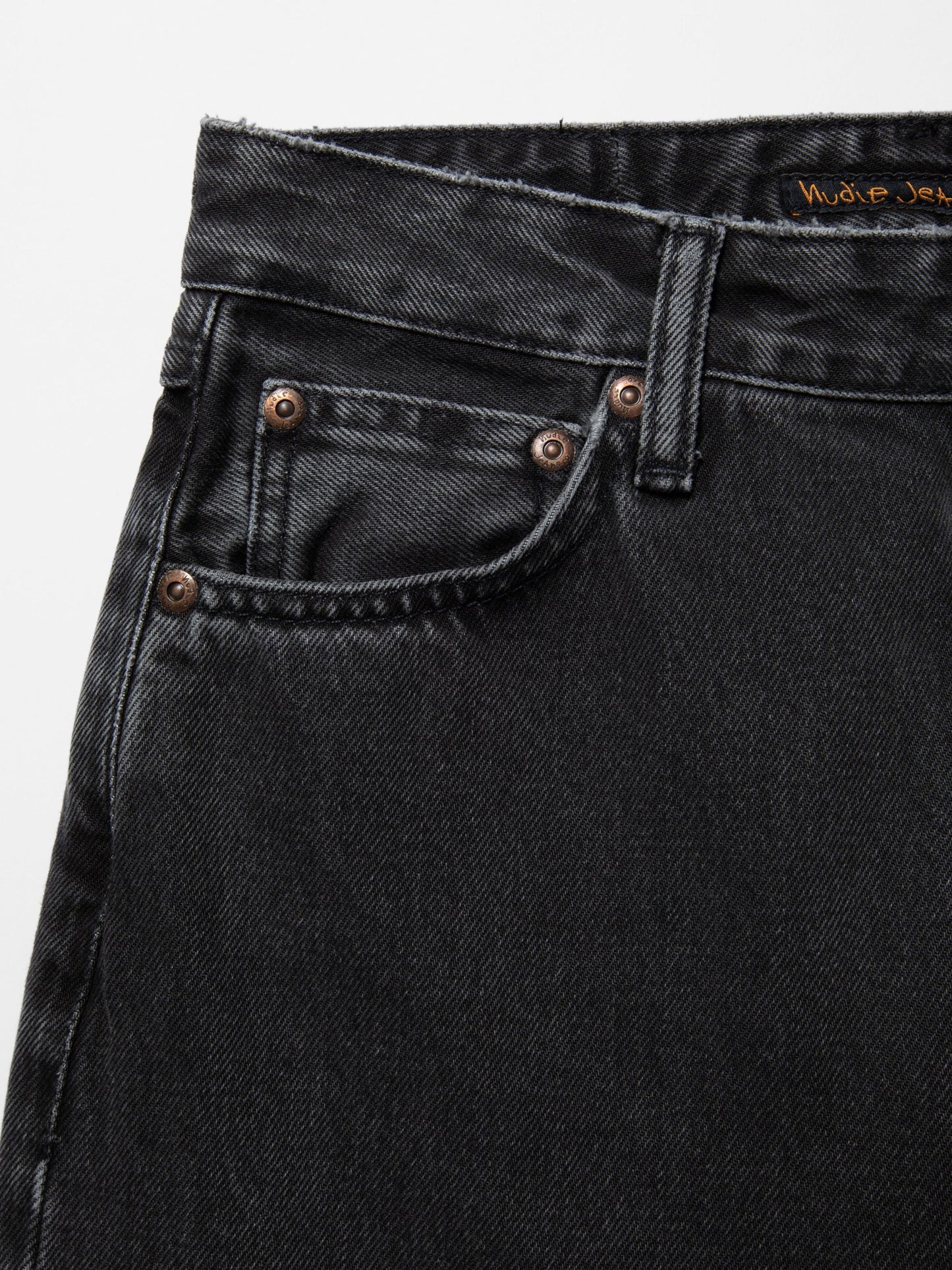 Jean mom en coton bio | gris foncé "breezy britt vintage grey"