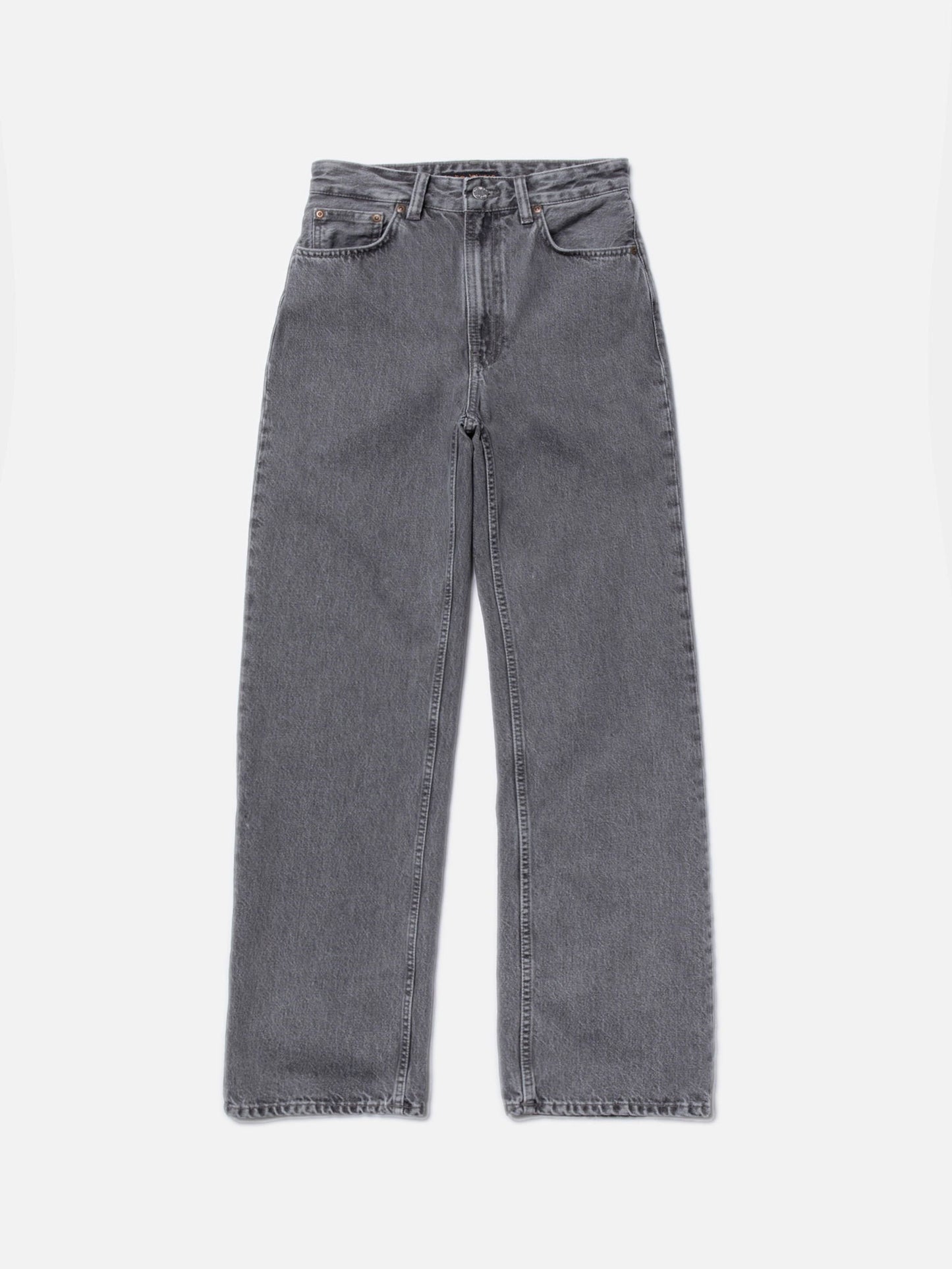 Jean ample en coton bio | gris "clean eileen ash grey"