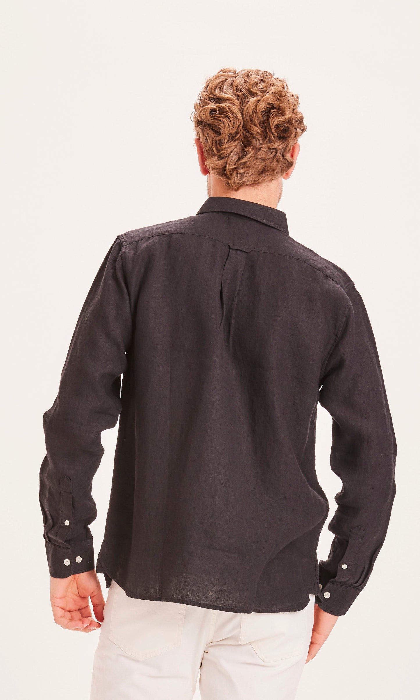 Chemise noire en lin - Larch black jet