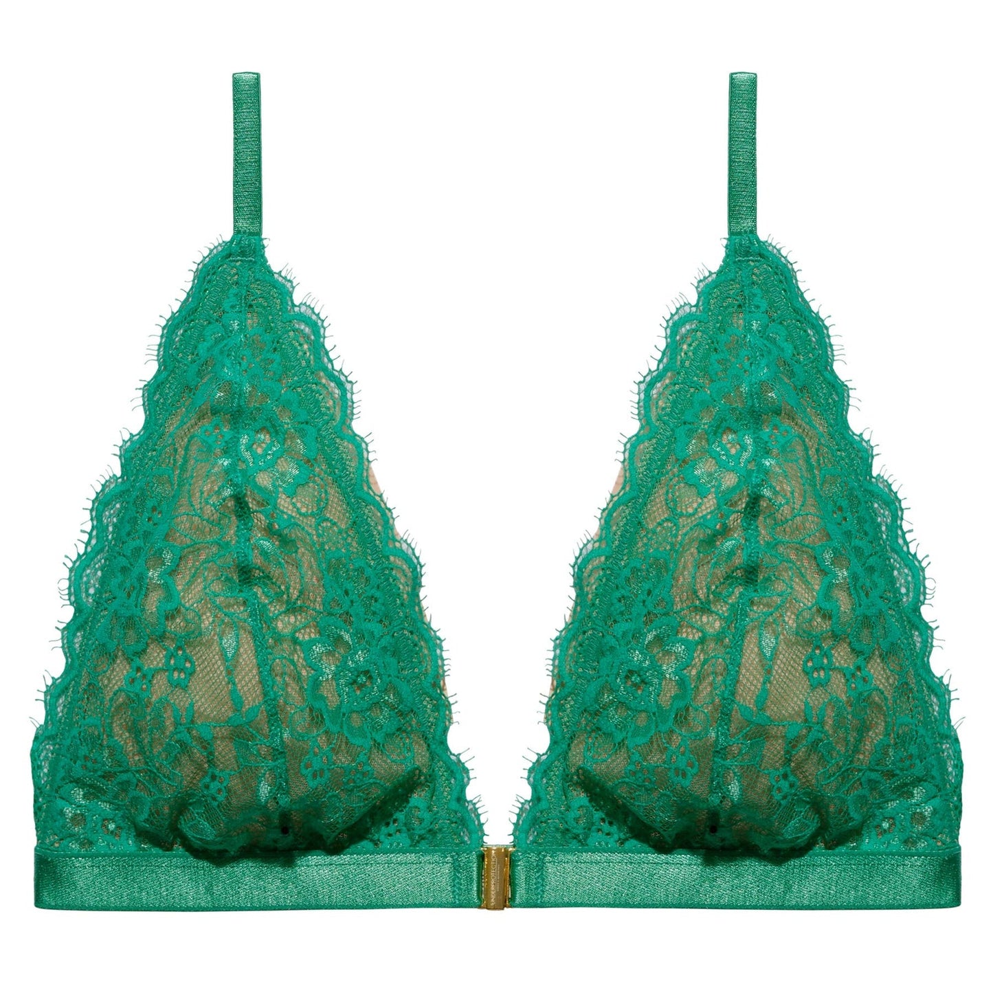 Soutien-gorge sans armatures vert en recyclé - amyup bra emerald emerald