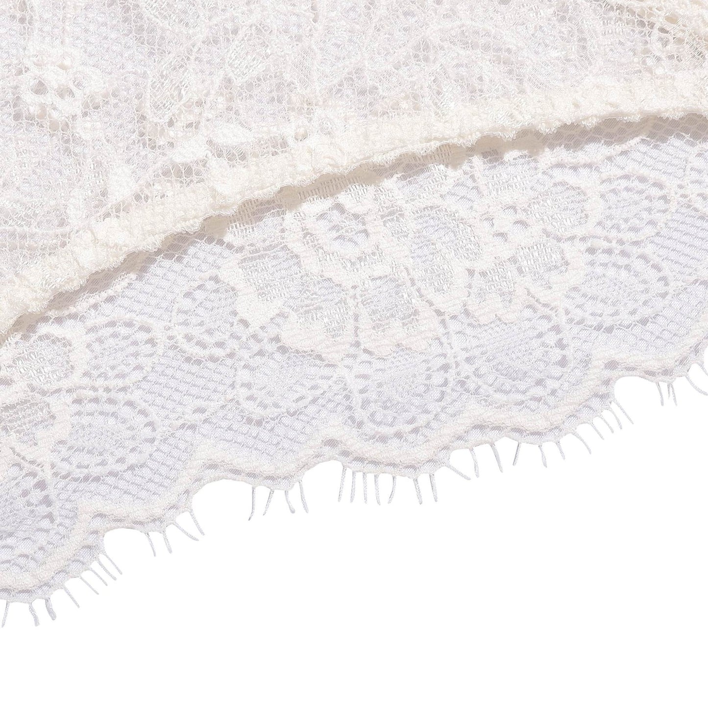 Culotte blanche en dentelle recyclée - Amy