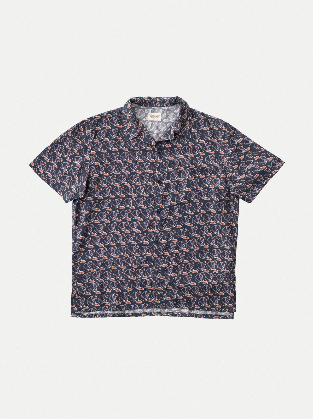 Chemise imprimé manches courtes en tencel - Arvid