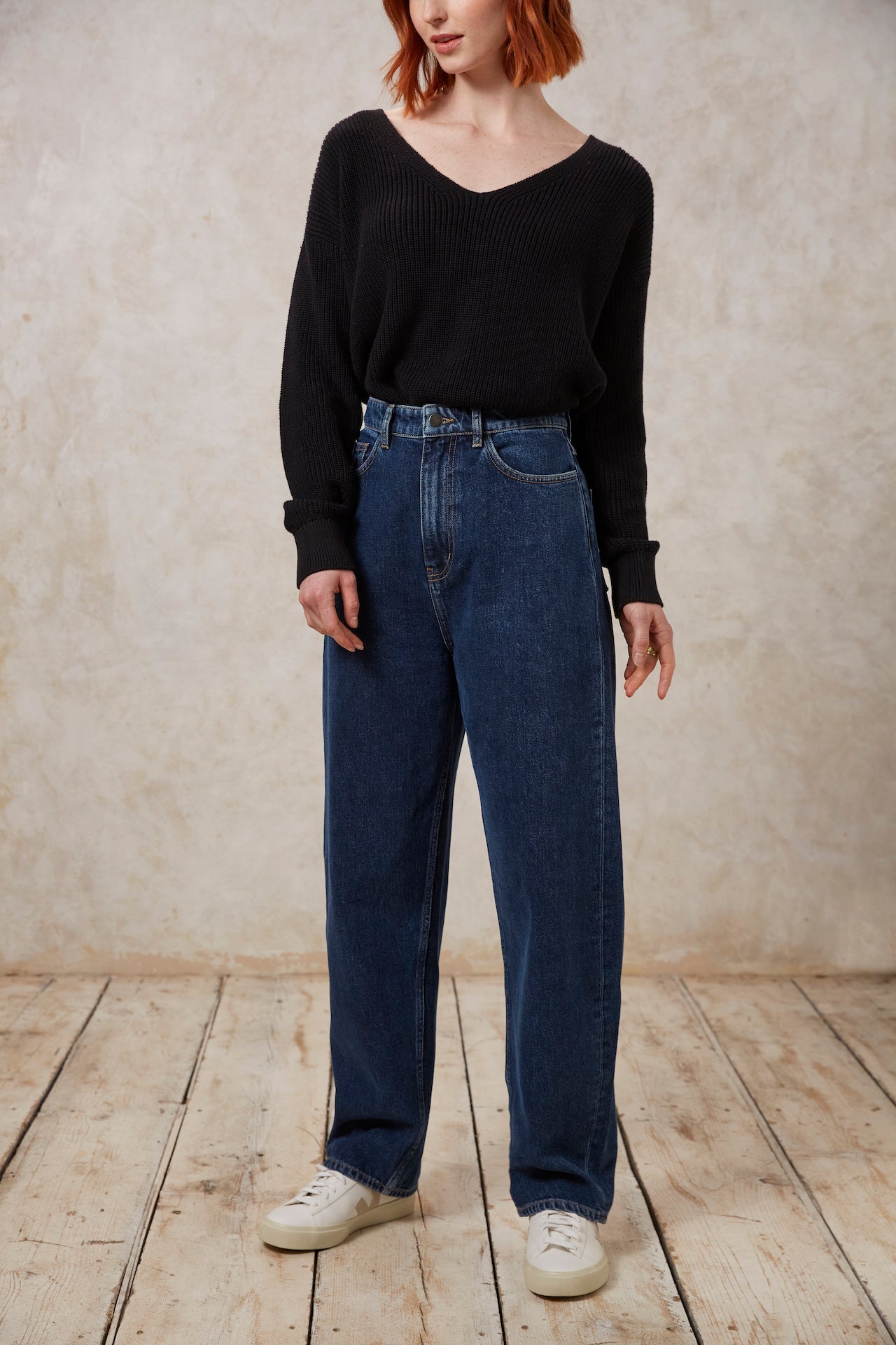 Jean ample en coton bio - enora barrel leg jeans