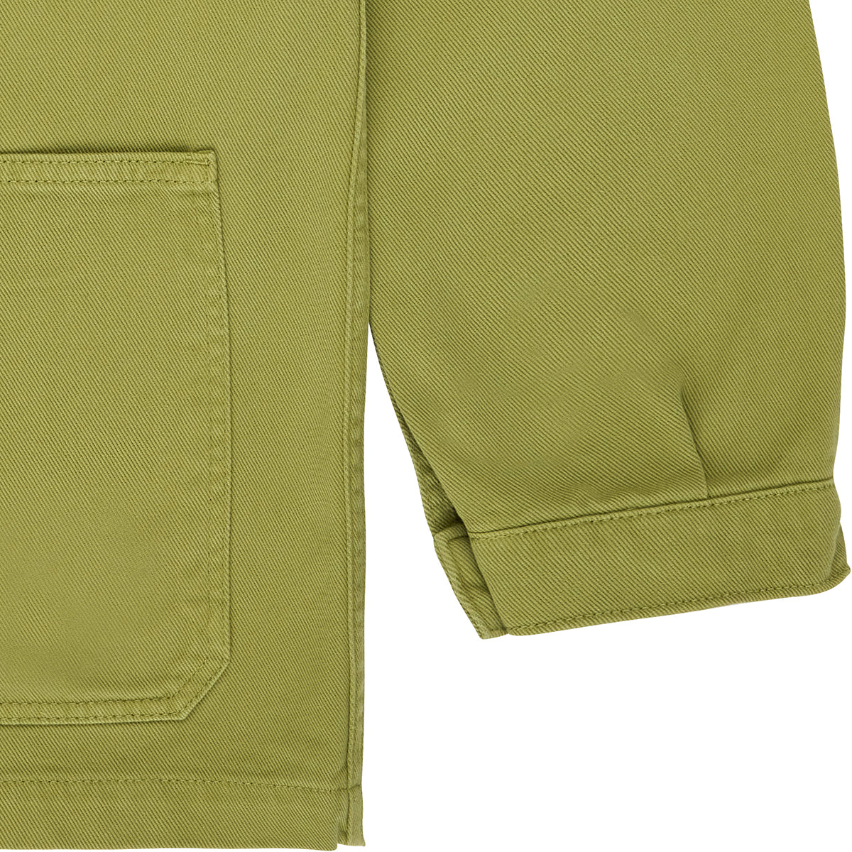 Veste workwear en coton bio | vert "sergi wasabi"