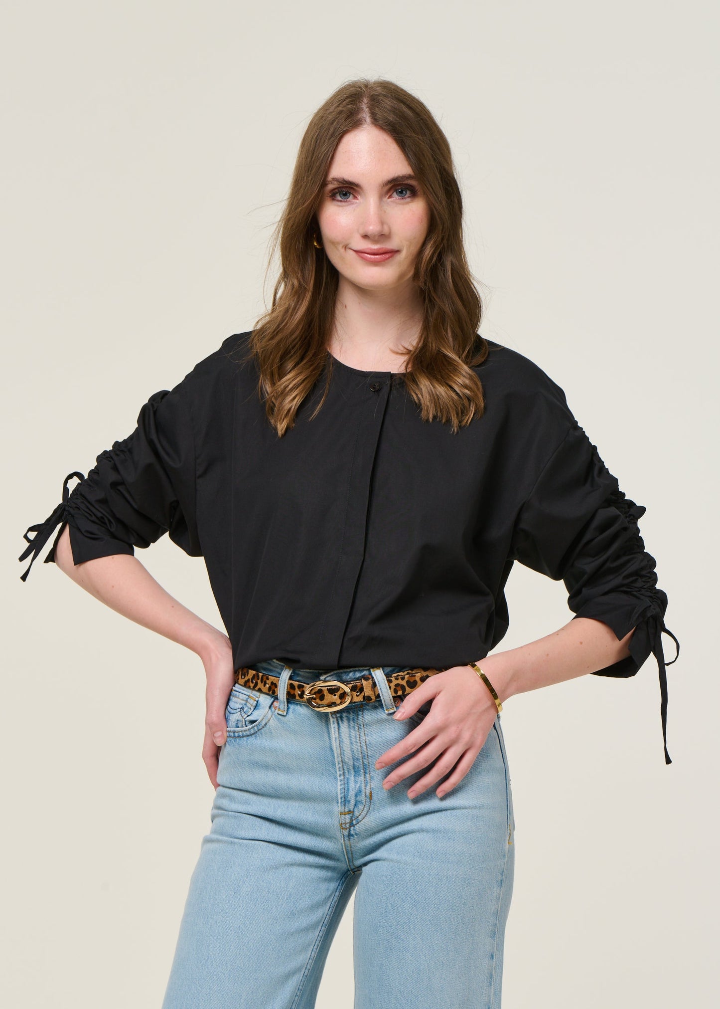 Chemise Frida noire