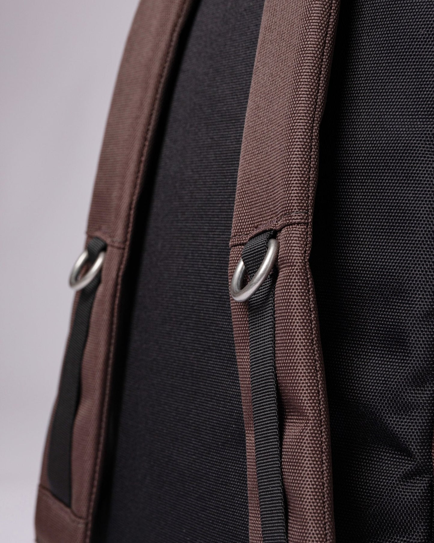 Sac à dos en matière recyclée | marron "bernt brown"