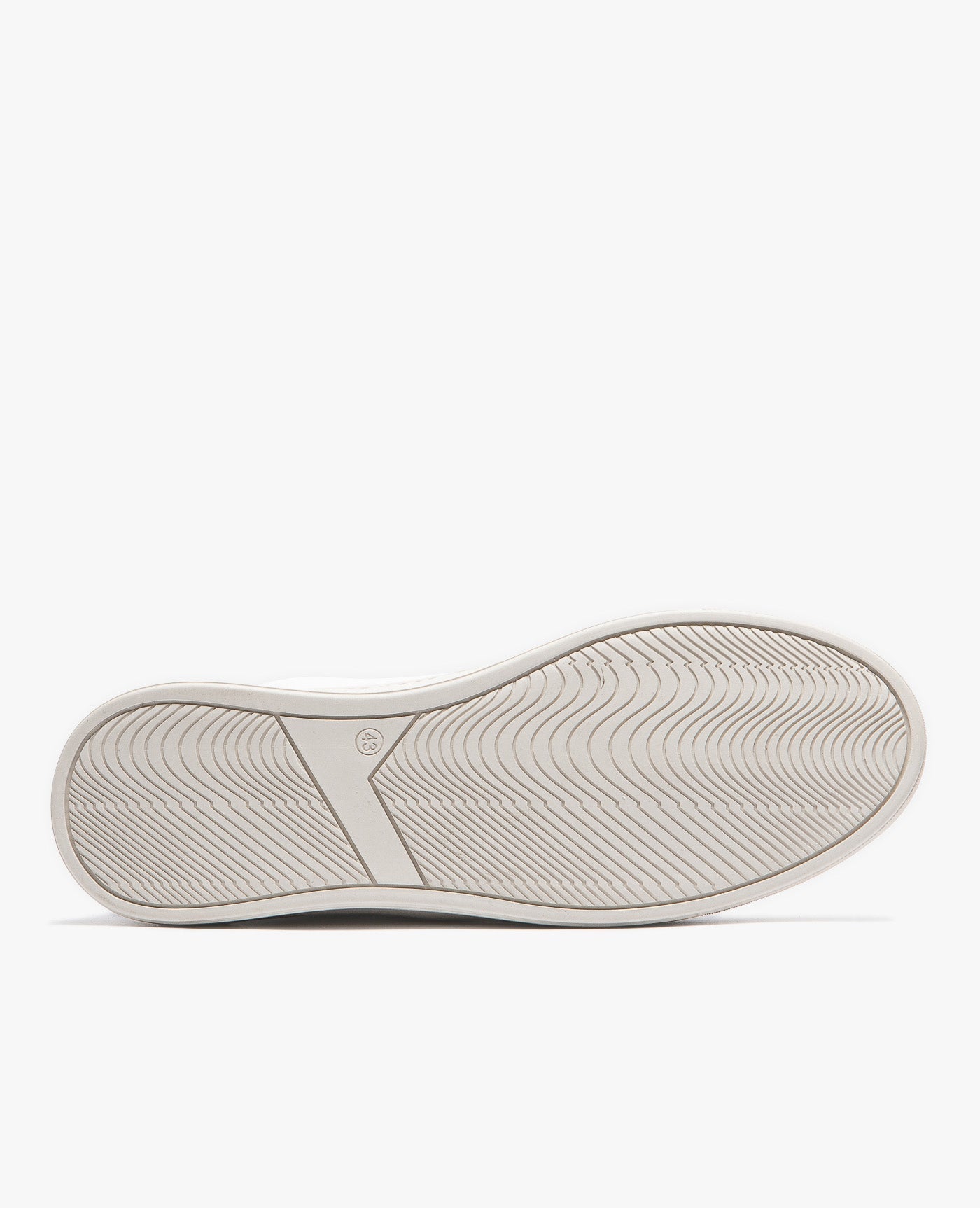 Baskets en cuir certifié | blanc+bleu "Brocard b"