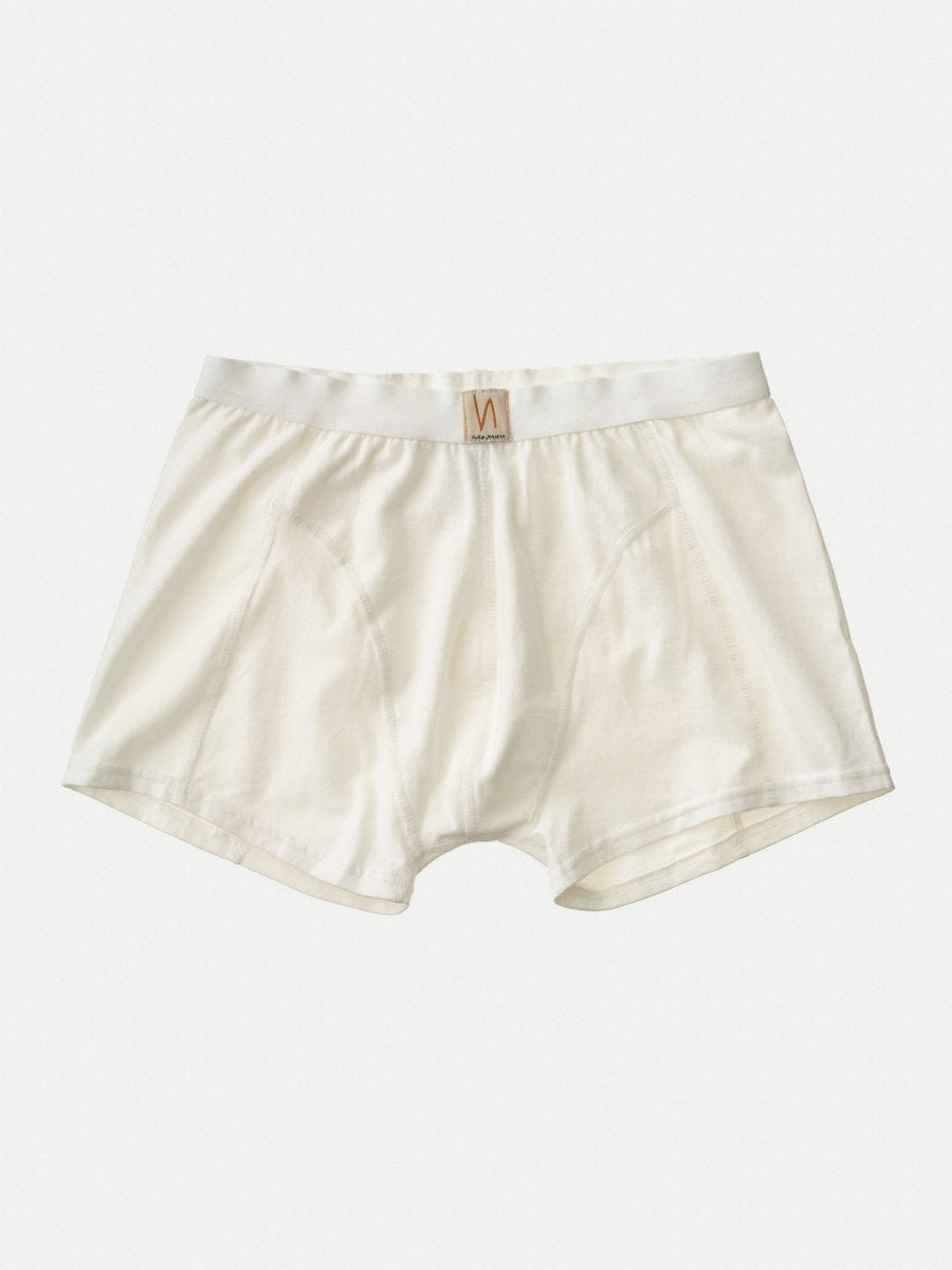 Boxer blanc en coton bio