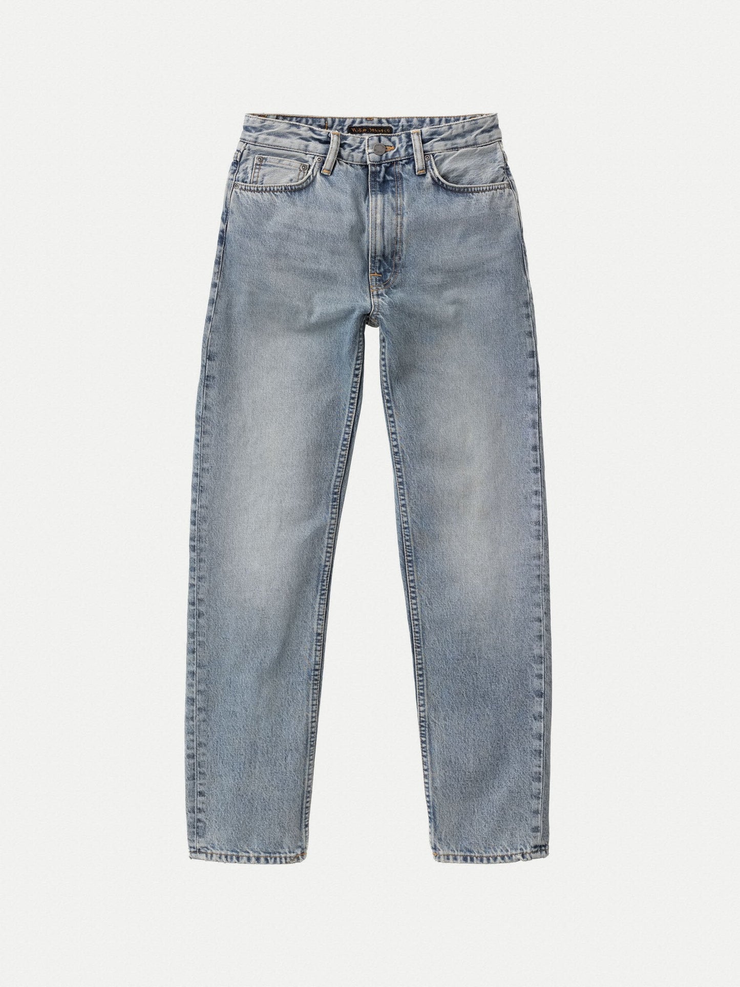 Jean mom bleu clair délavé en coton bio - Breezy Britt light depot