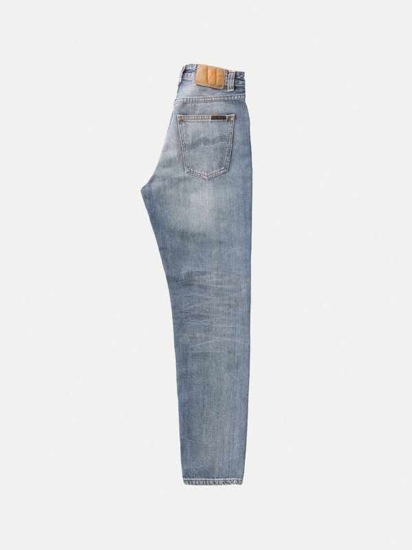 Jean mom bleu clair délavé en coton bio - Breezy Britt springtime