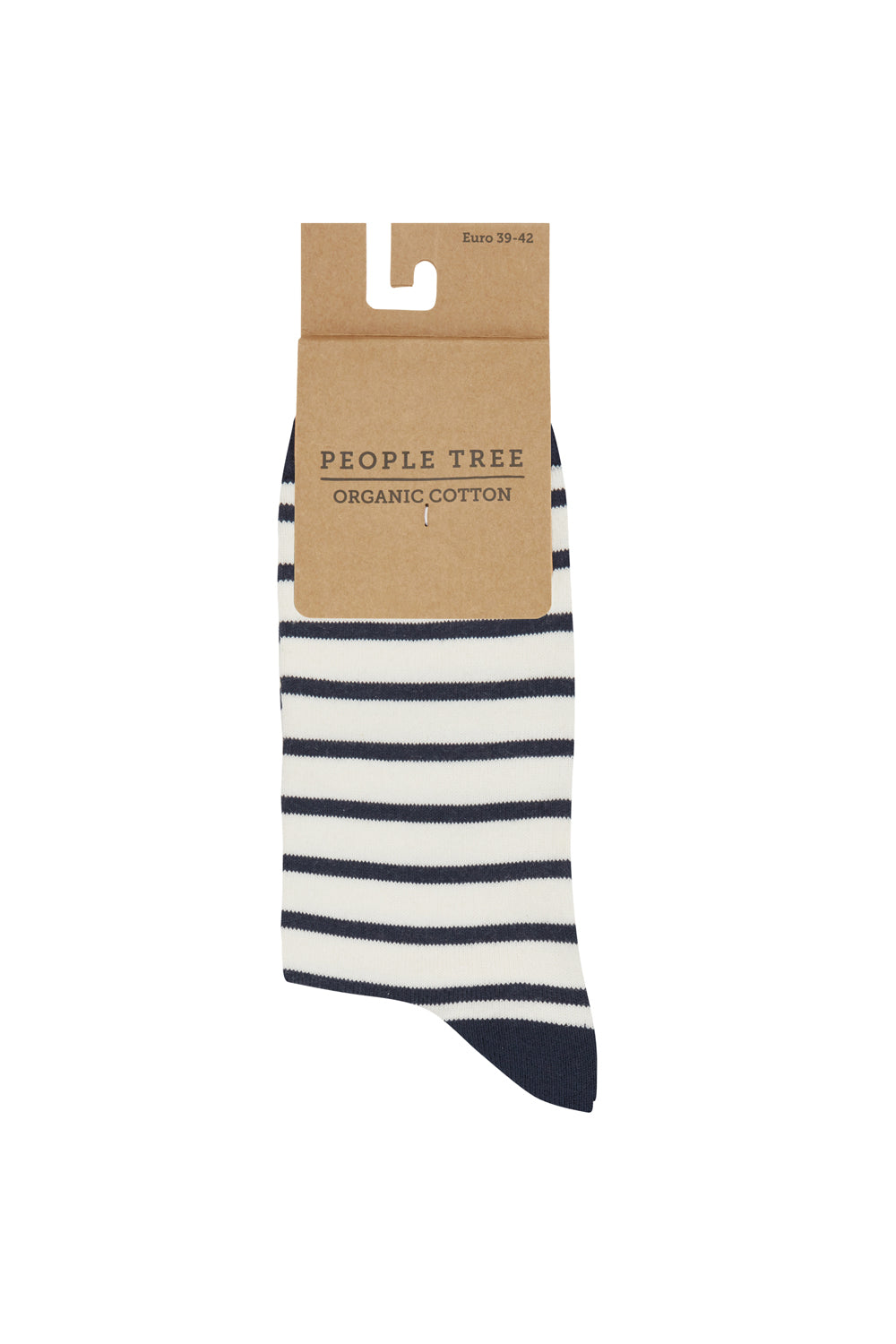 Chaussettes hautes rayées en coton bio - stripe socks