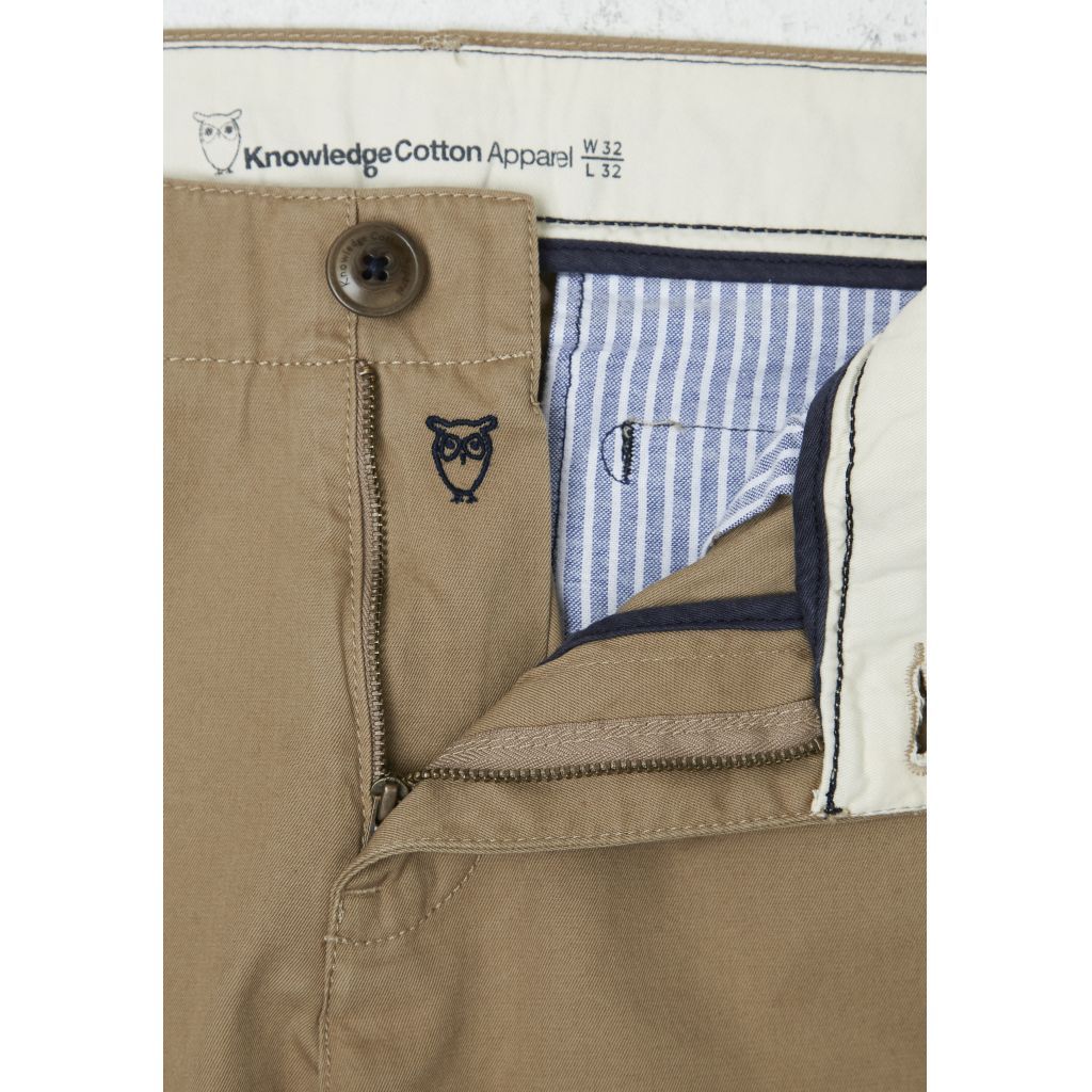 Chino slim camel en coton bio - joe