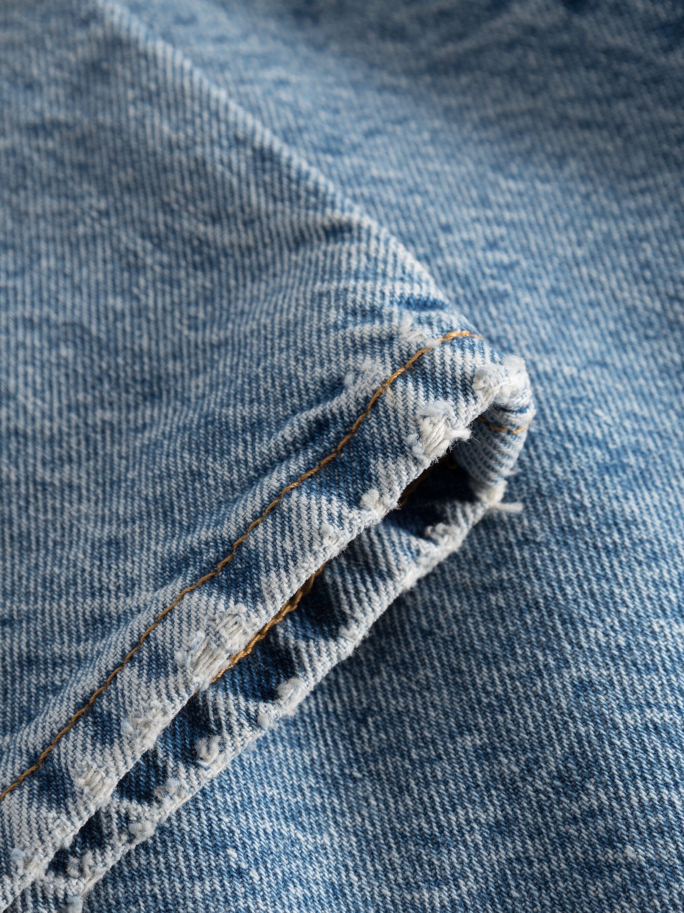 Jean droit en coton recyclé | bleu clair "reborn oak jeans bleached stonewash"